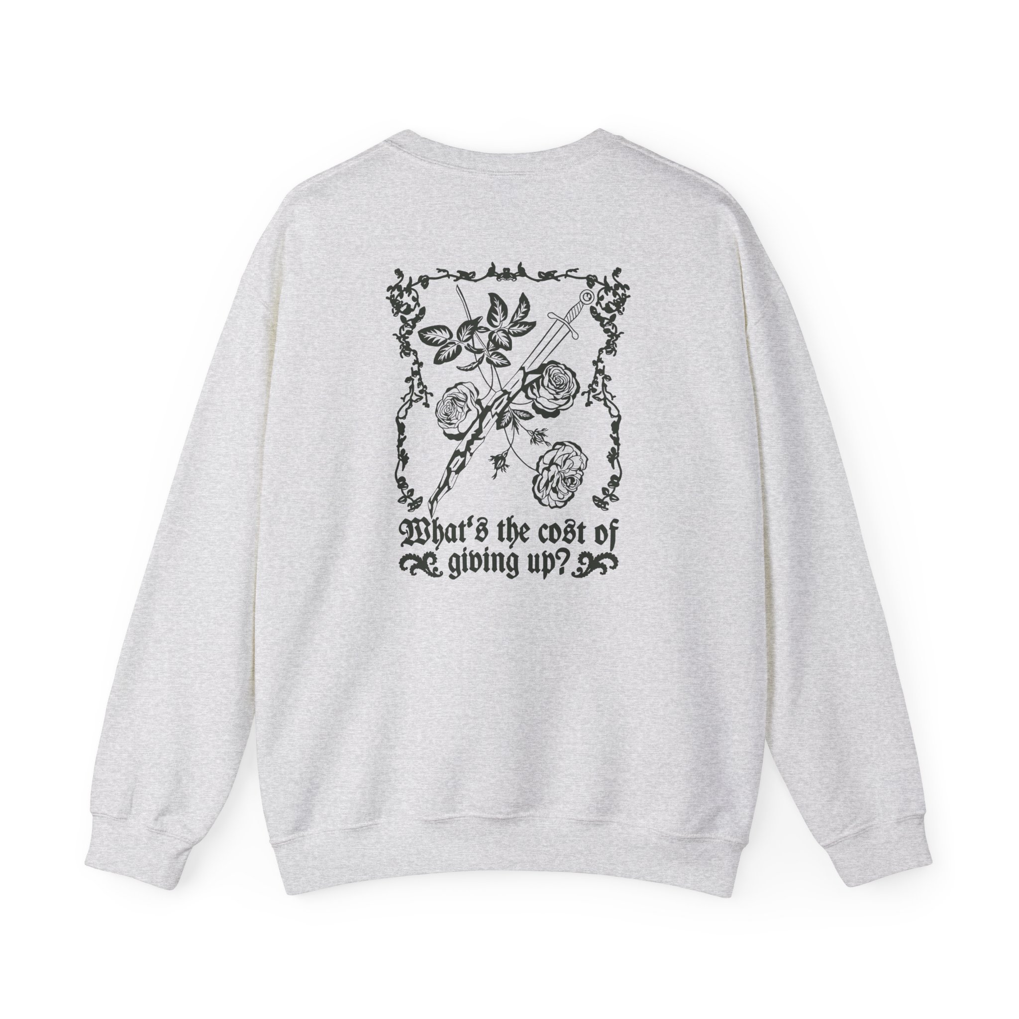 Poppy Cost Of Giving Up Unisex Heavy Blend™ Crewneck Sweatshirt - Image 4