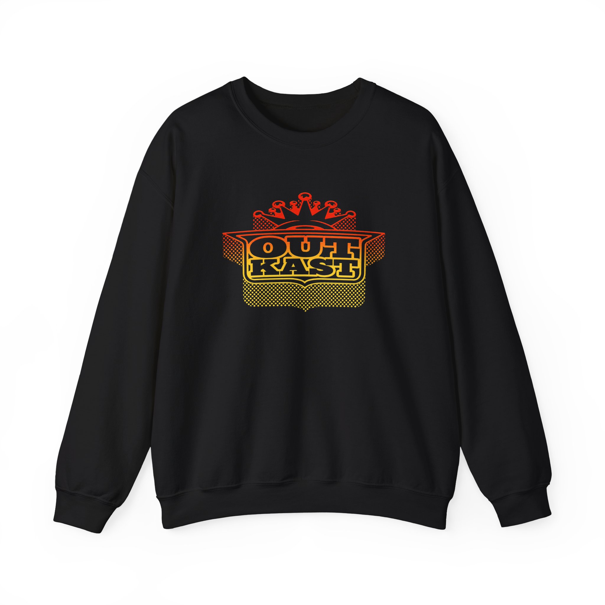 Outkast Gold Dot Logo Unisex Heavy Blend™ Crewneck Sweatshirt