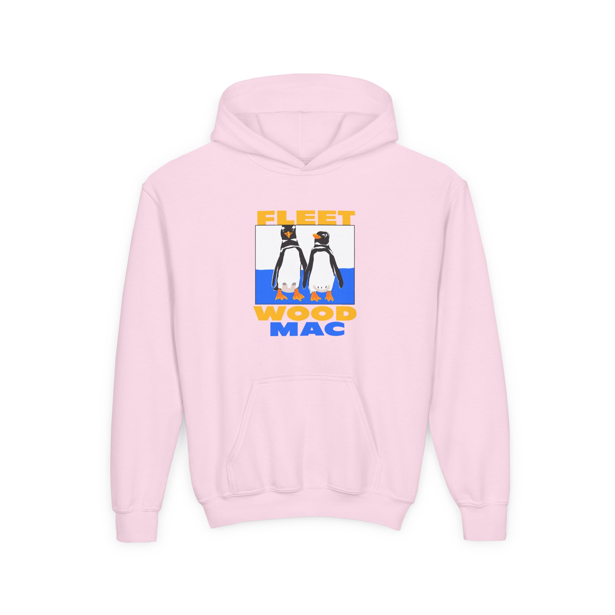 Fleetwood Mac Duo Penguin Youth Heavy Blend Hooded Sweatshirt - Image 13