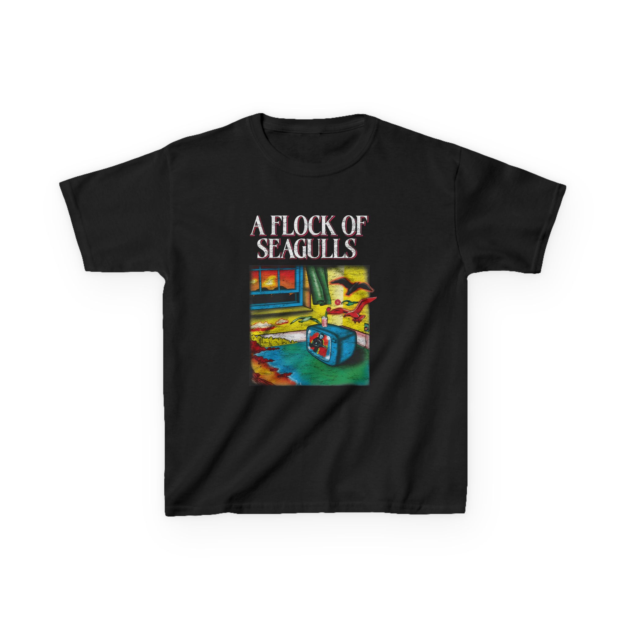 A Flock of Seagulls I Ran Tour Kids Heavy Cotton™ Tee