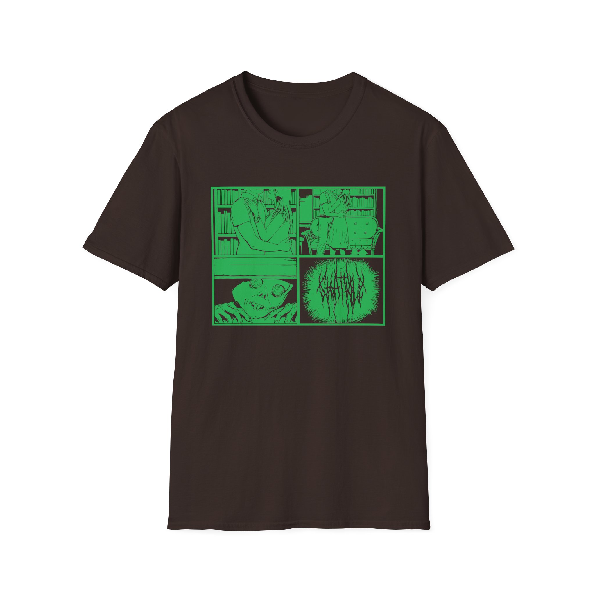 Chat Pile Green Rat Boy Unisex Softstyle T-shirt - Image 3