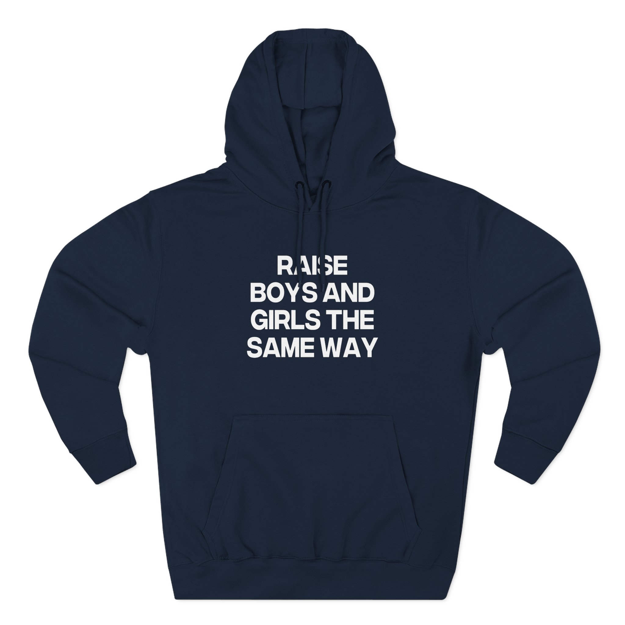 Jenny Holzer Raise the Same Way Three-Panel Fleece Hoodie - Image 11
