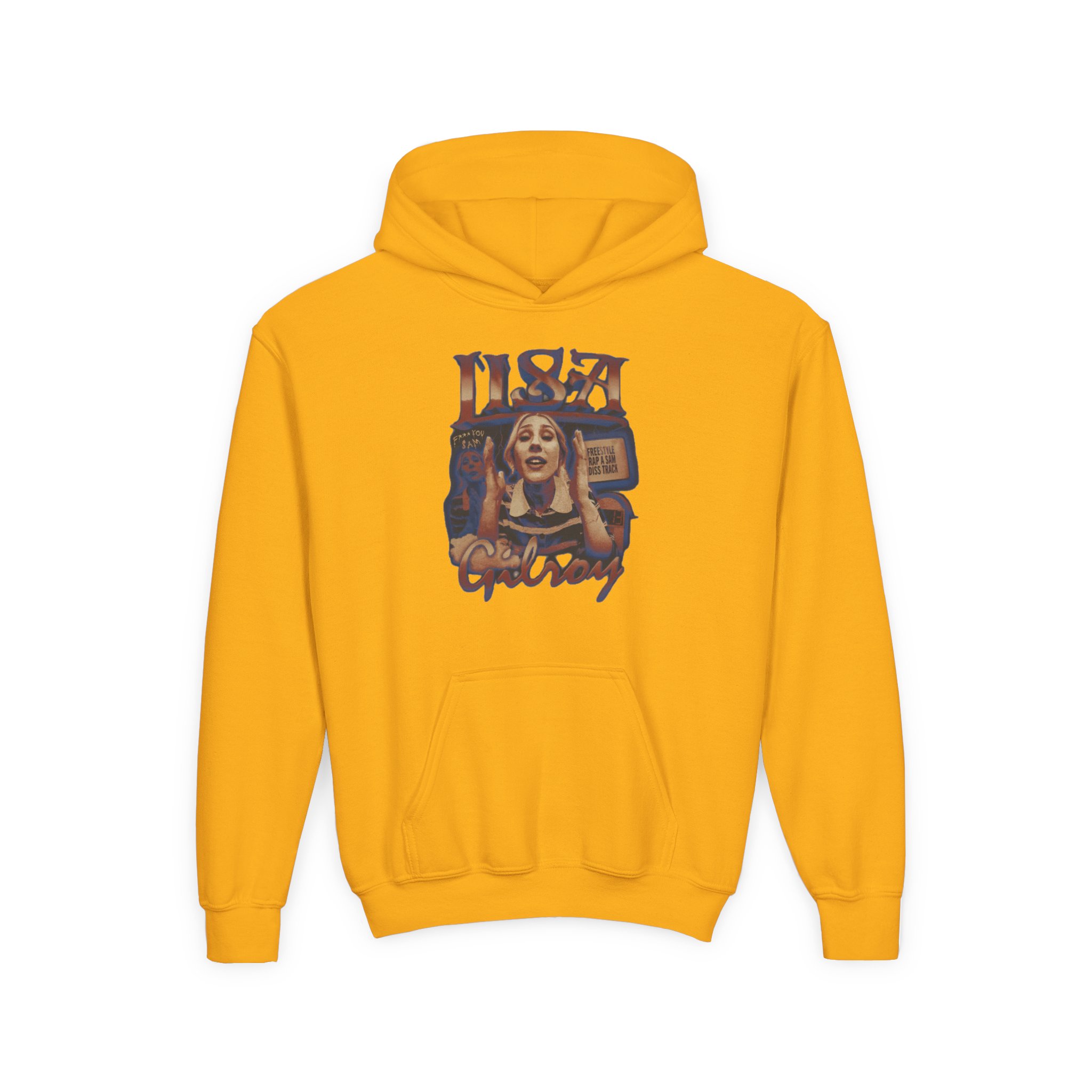 Dropout Lisa Gilroy Youth Heavy Blend Hooded Sweatshirt - Image 7
