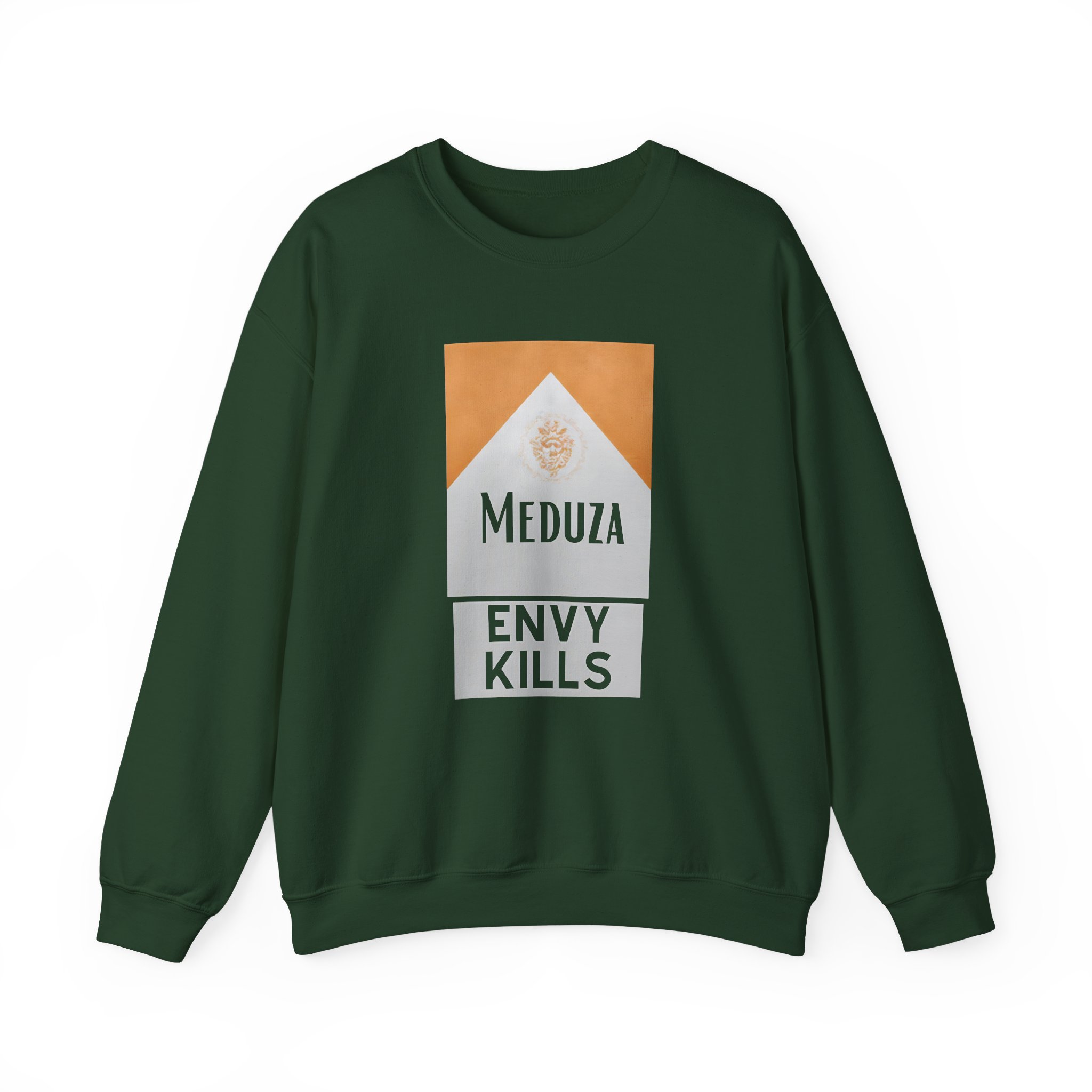 Meduza Envy Boxy Tie-dyed Unisex Heavy Blend™ Crewneck Sweatshirt - Image 9