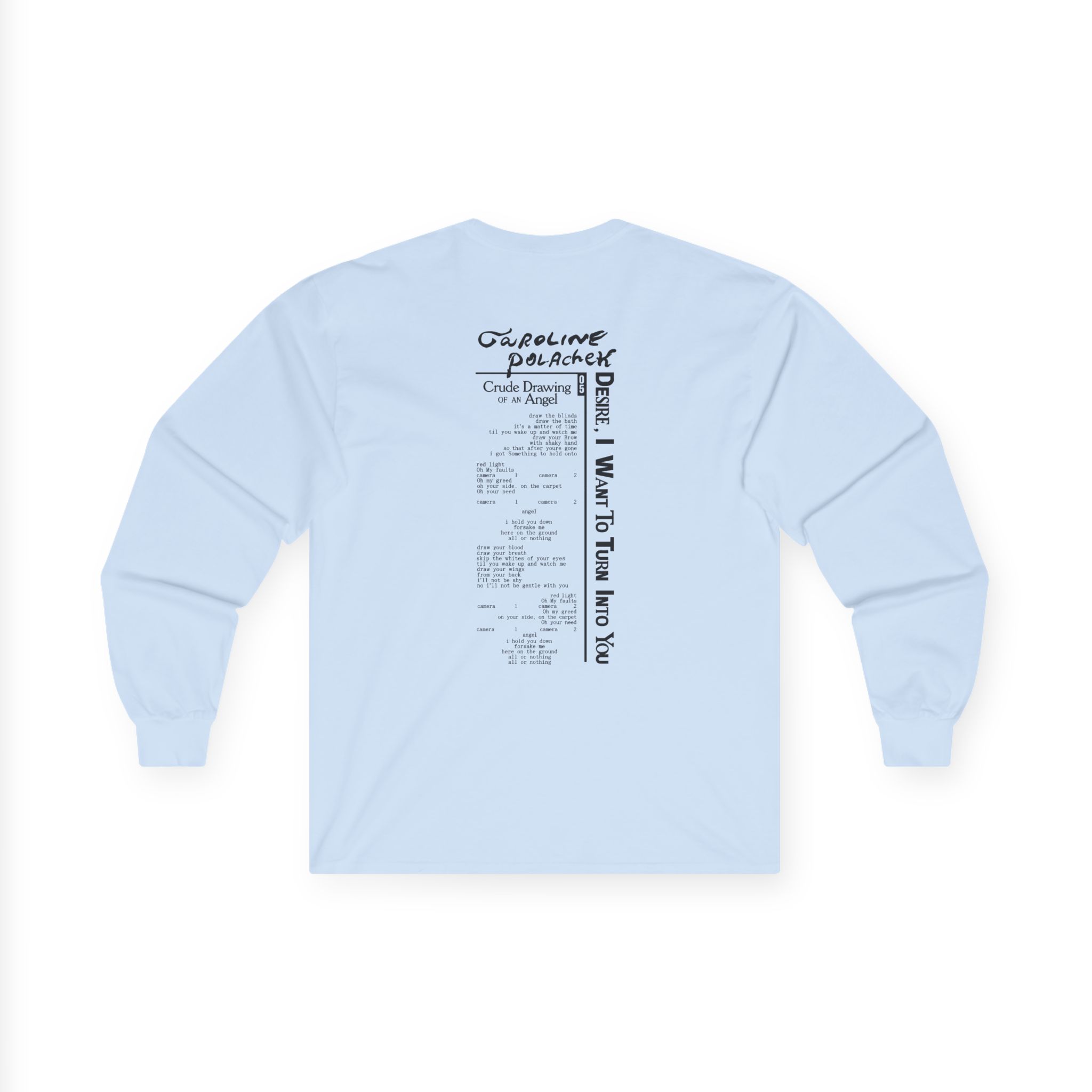 Caroline Polachek Crude Drawing Unisex Ultra Cotton Long Sleeve Tee - Image 6