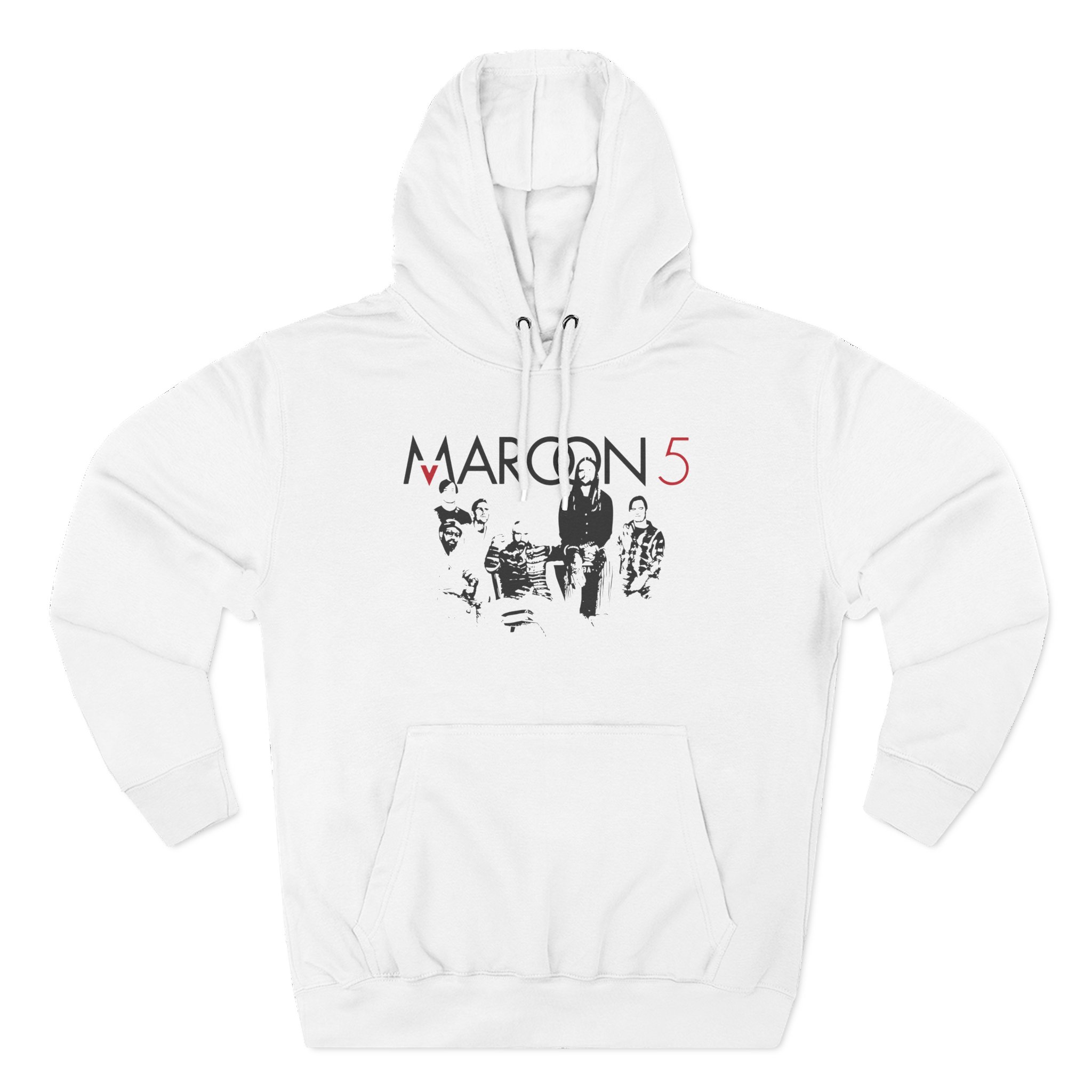 Adam Levine Maroon 5 Three-Panel Fleece Hoodie