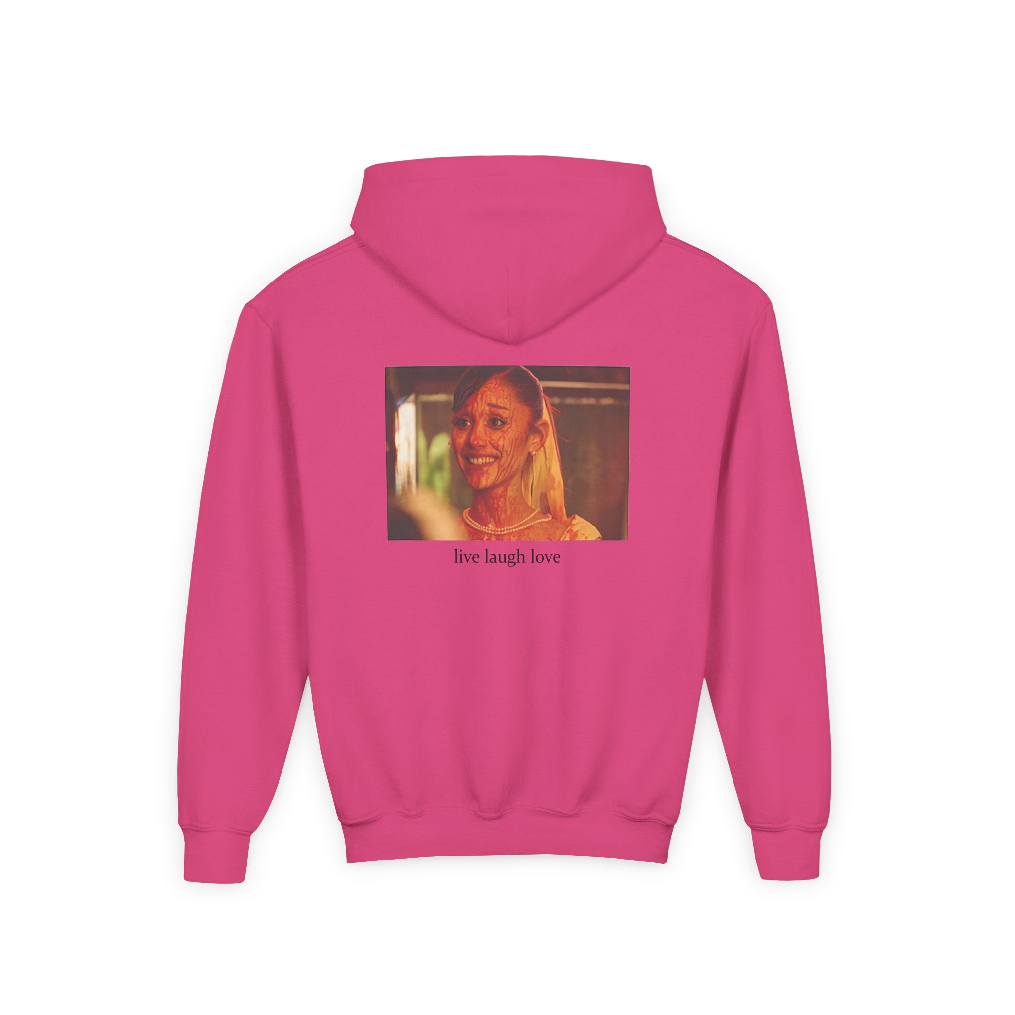 AG petal live laugh love Youth Heavy Blend Hooded Sweatshirt - Image 12