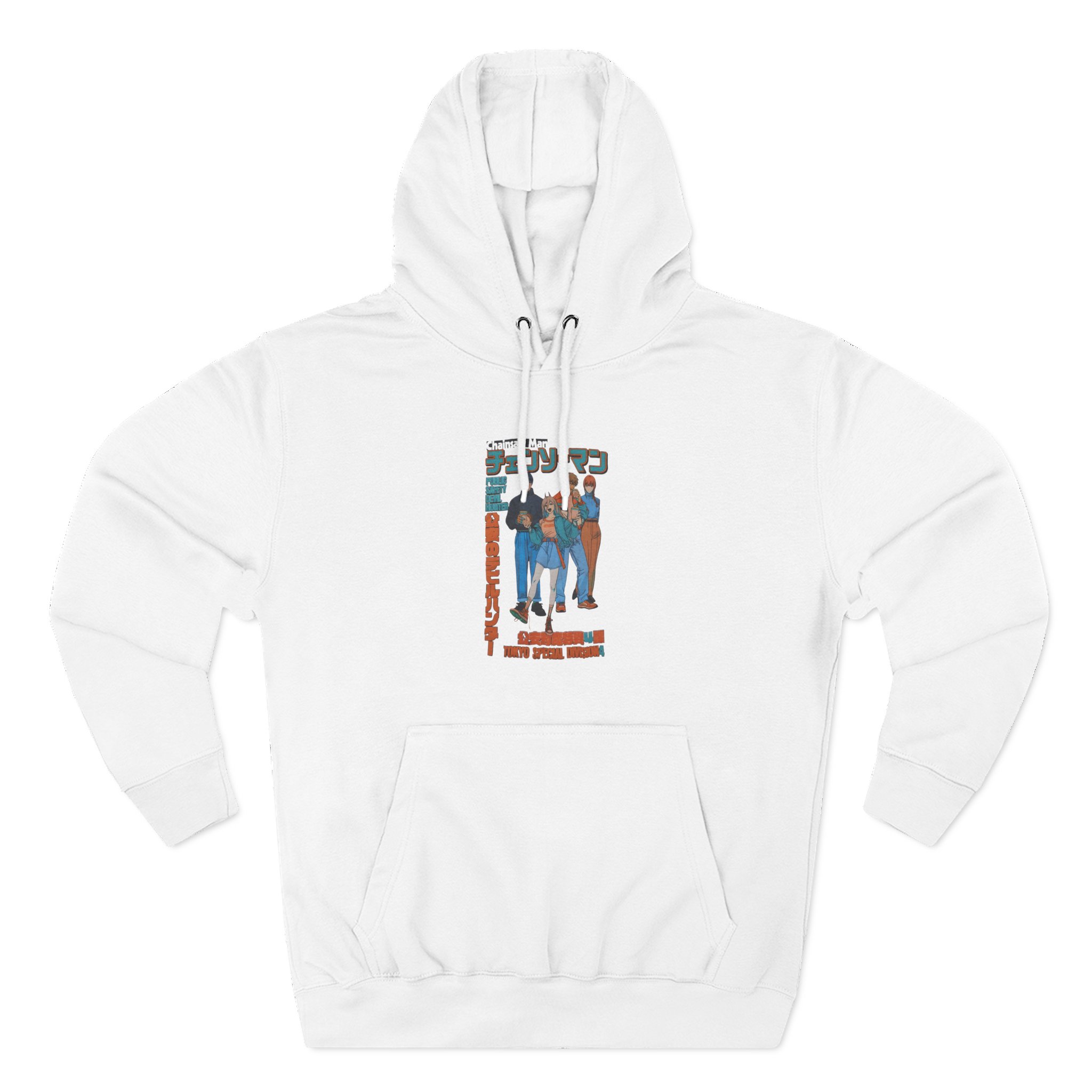 Chainsaw Man Group Three-Panel Fleece Hoodie