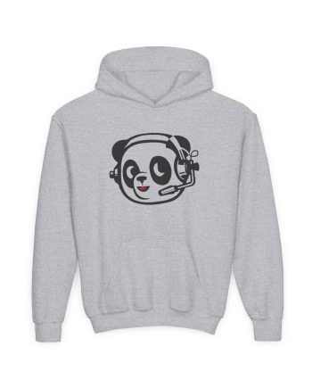 Dude Perfect John Panda Headset Youth Heavy Blend Hooded Sweatshirt