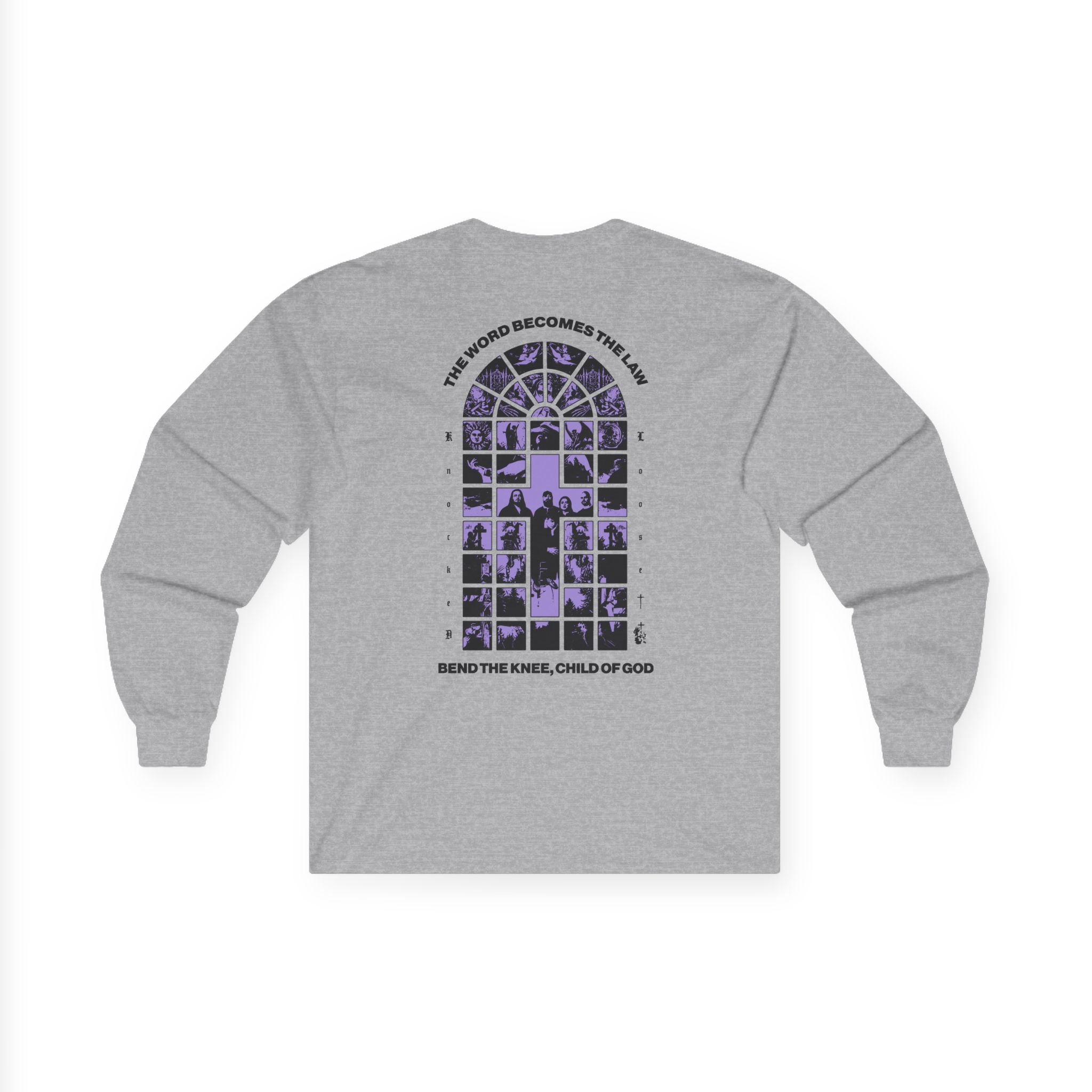 Knocked Loose Purple Cross Unisex Ultra Cotton Long Sleeve Tee - Image 6