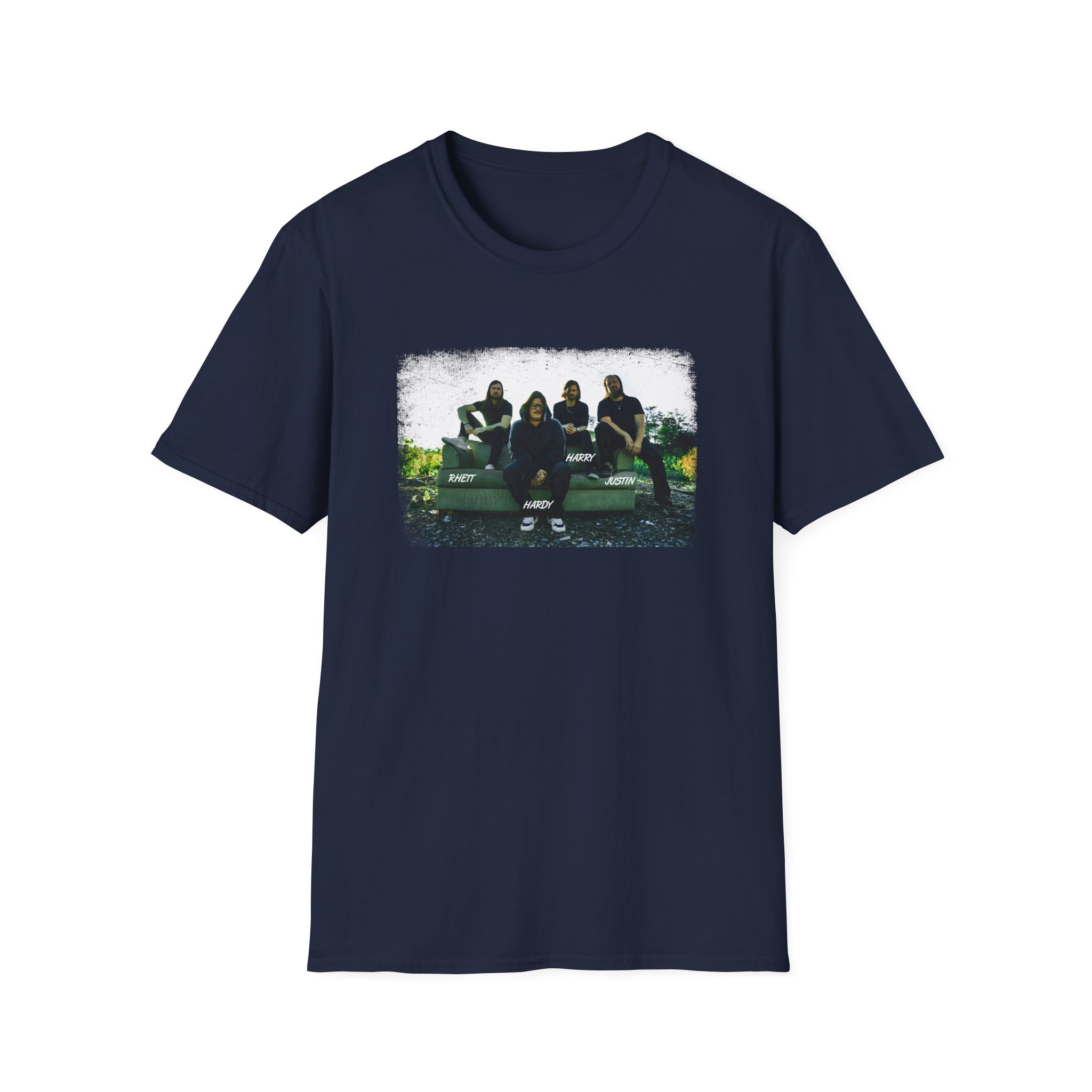 Hd Band Photo Unisex Softstyle T-Shirt - Image 25