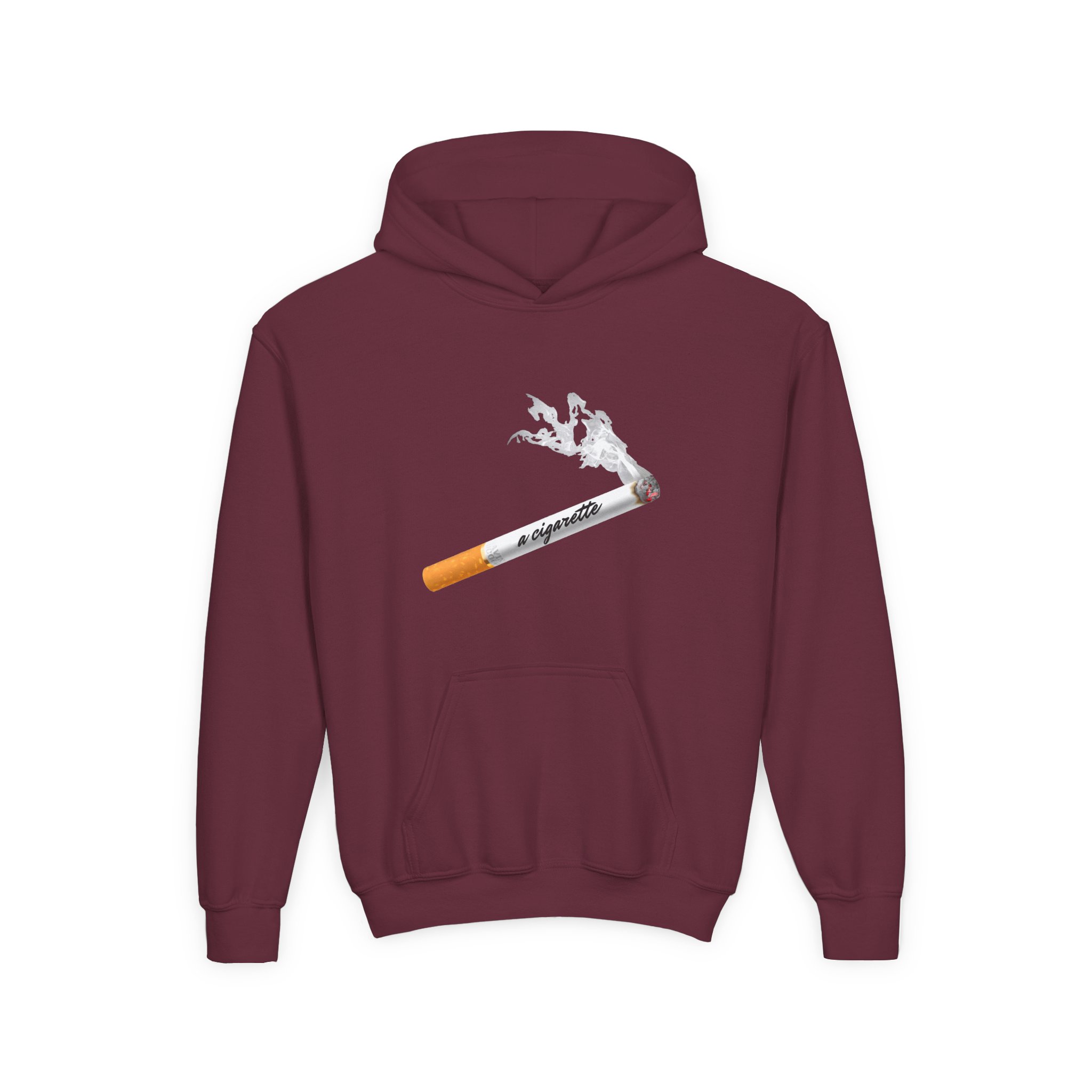 Gavin Adcock a Cigarette Smokin Youth Heavy Blend Hooded Sweatshirt - Image 3
