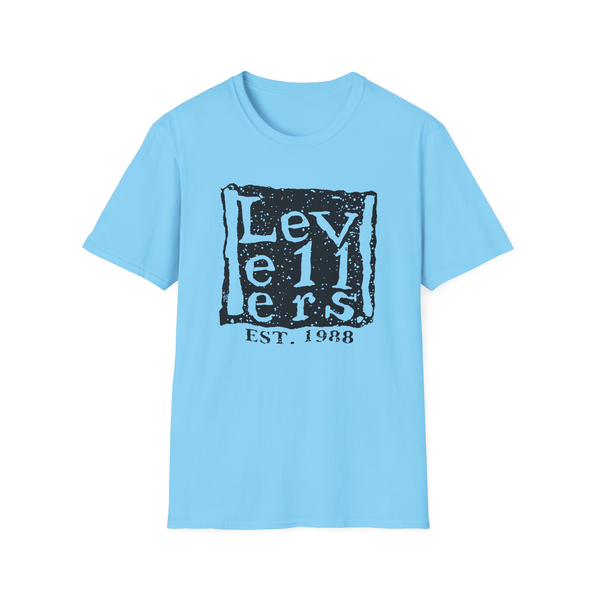 Levellers Logo Unisex Softstyle T-shirt - Image 13