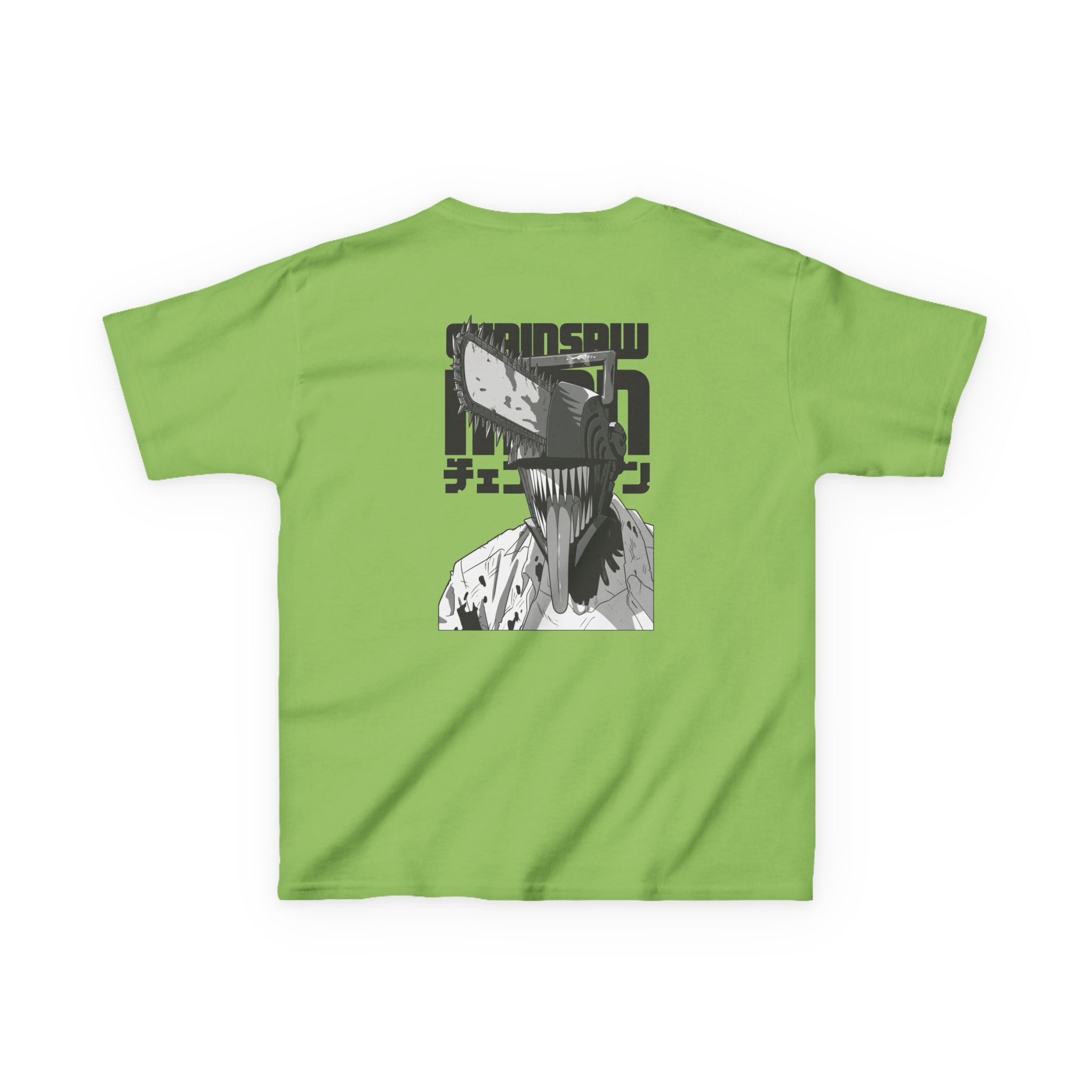 Chainsaw Man Bordeaux Smile Kids Heavy Cotton™ Tee - Image 12