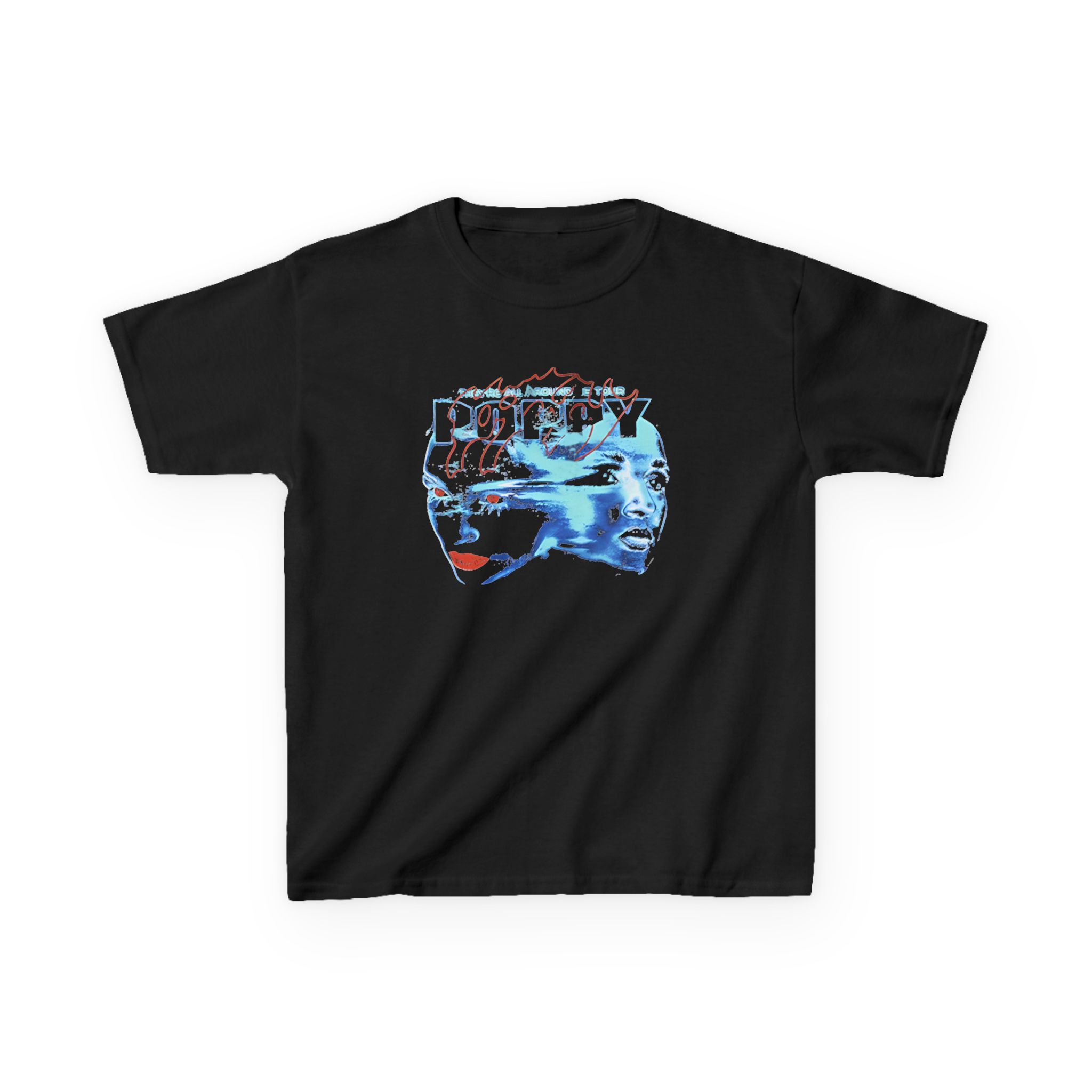 Kids Poppy They Are All Around Us Tour Heavy Cotton™ Tee