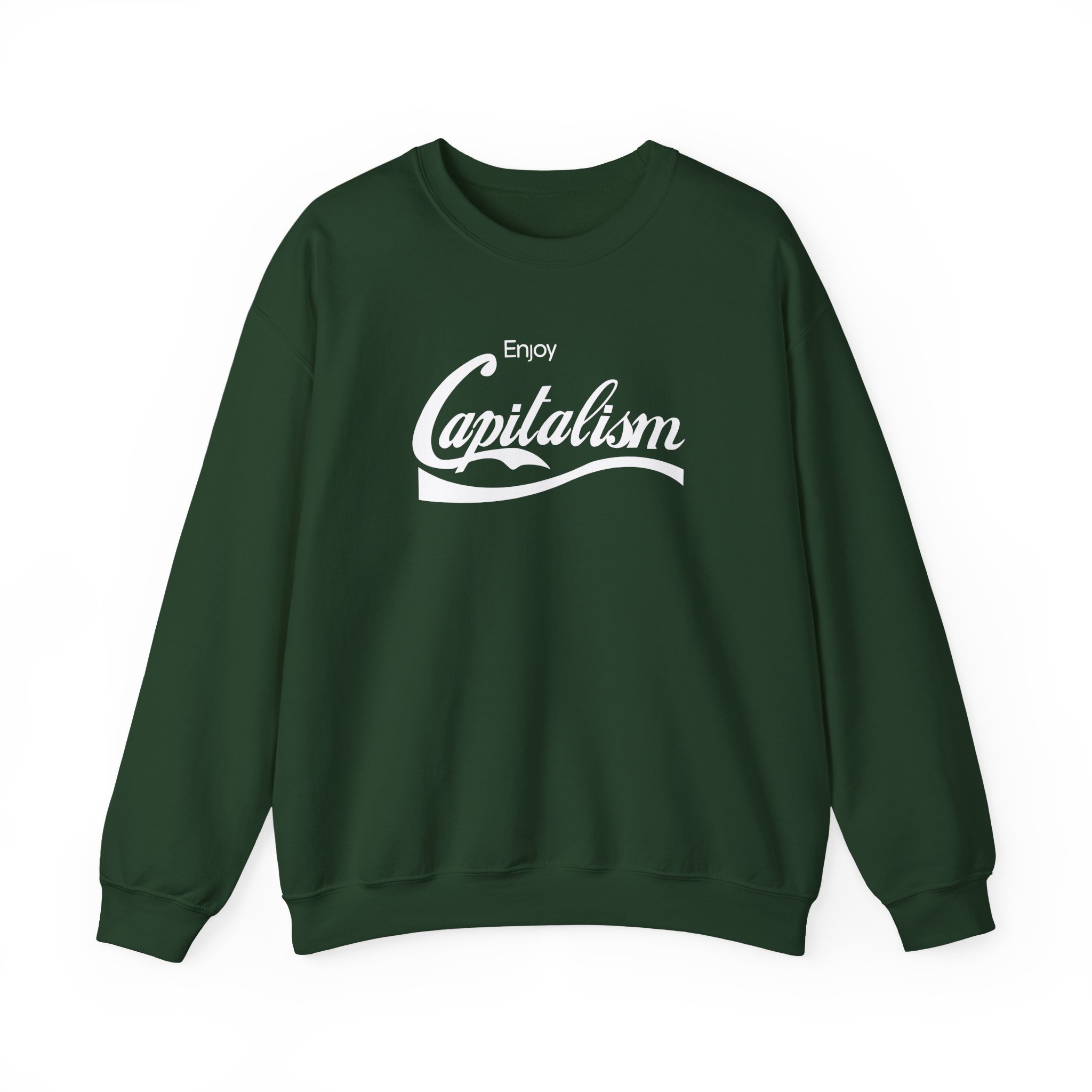 Valuetainment Enjoy Capitalism Unisex Heavy Blend™ Crewneck Sweatshirt - Image 9