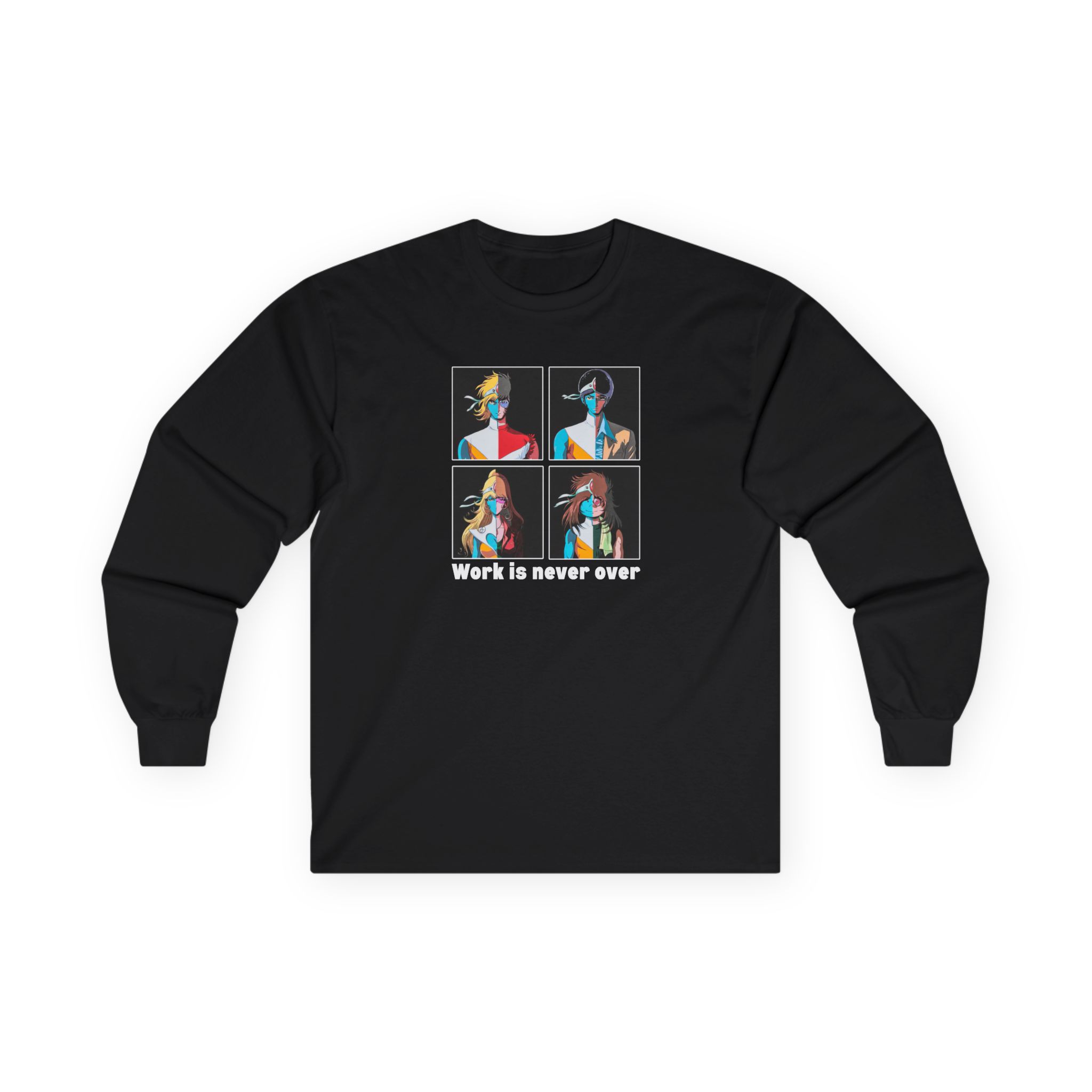 Daft Punk Work is never over Unisex Ultra Cotton Long Sleeve Tee
