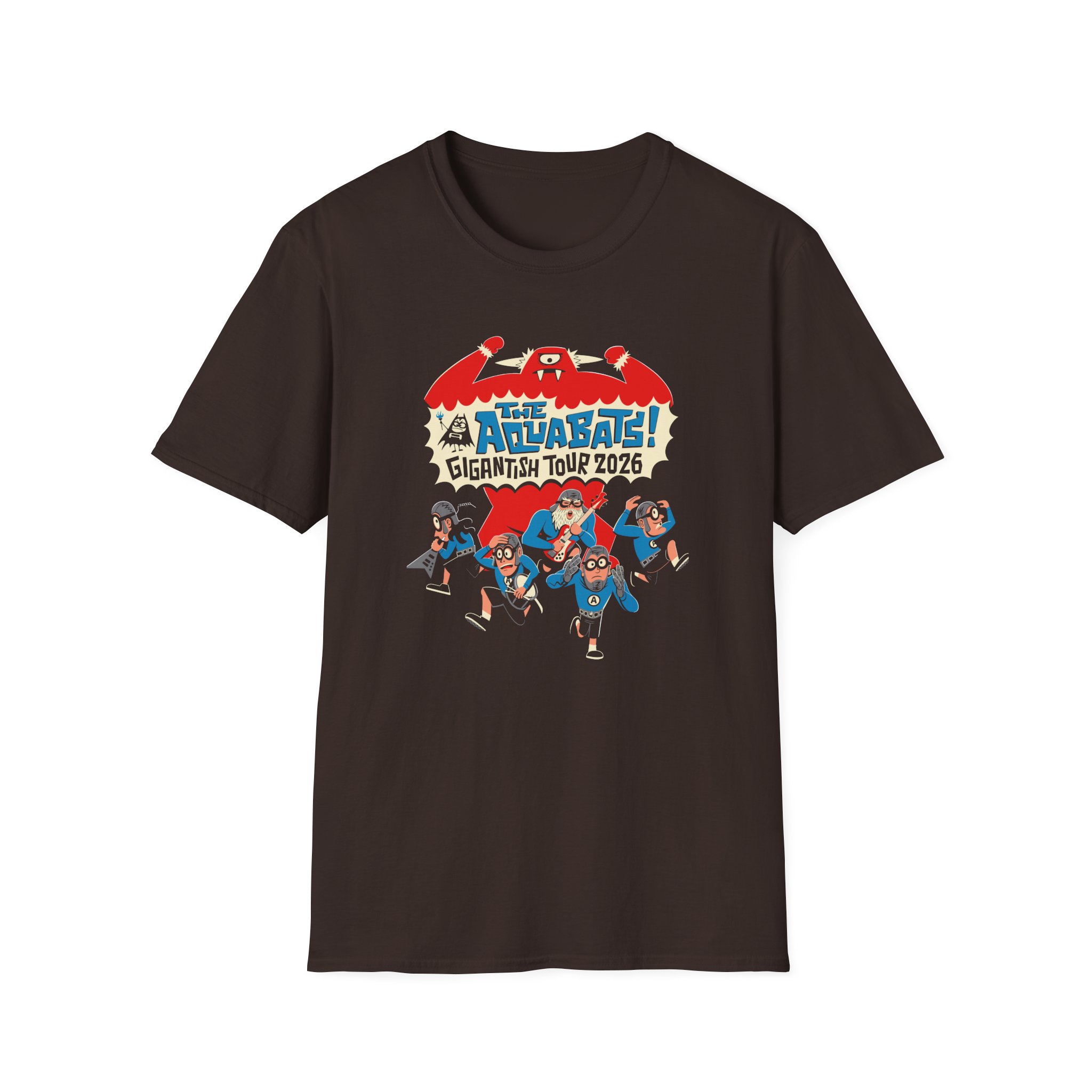 The Aquabats Gigantish Unisex Softstyle T-Shirt - Image 3