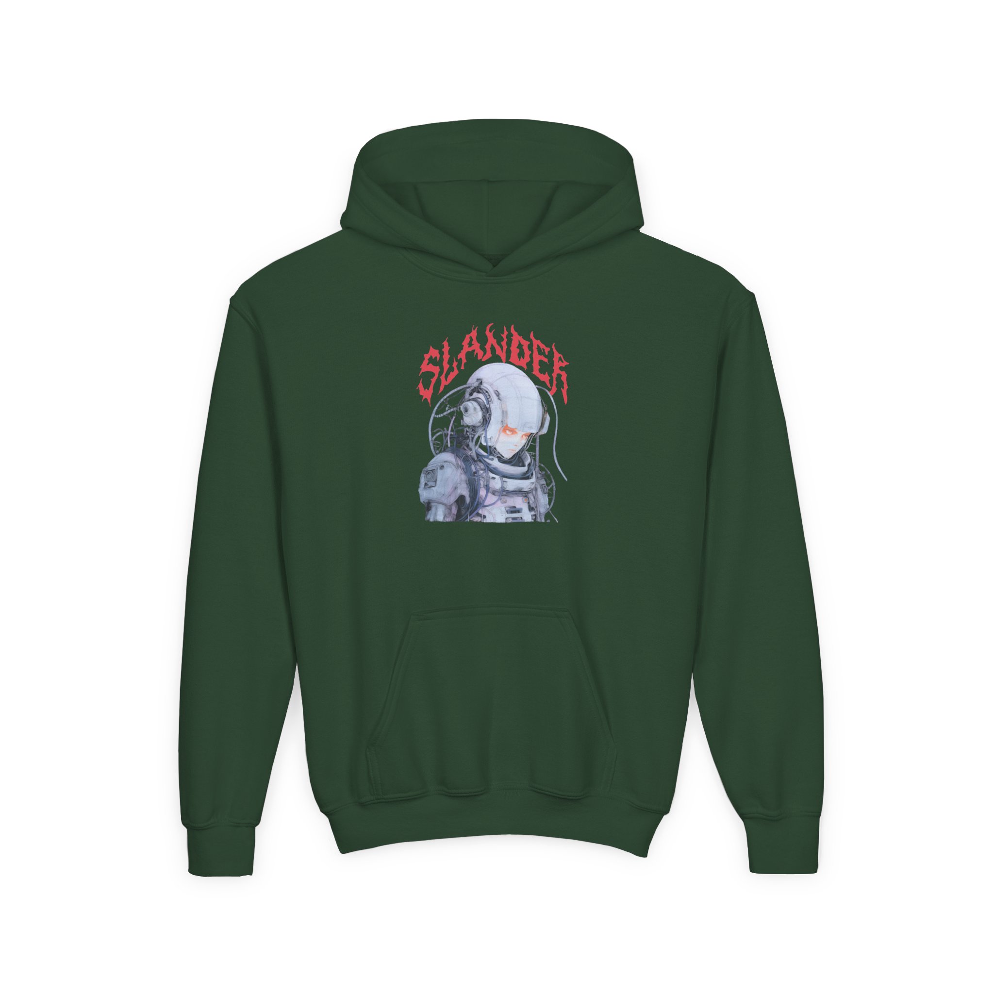 Slander Gud Vibrations Graffiti Youth Heavy Blend Hooded Sweatshirt - Image 3