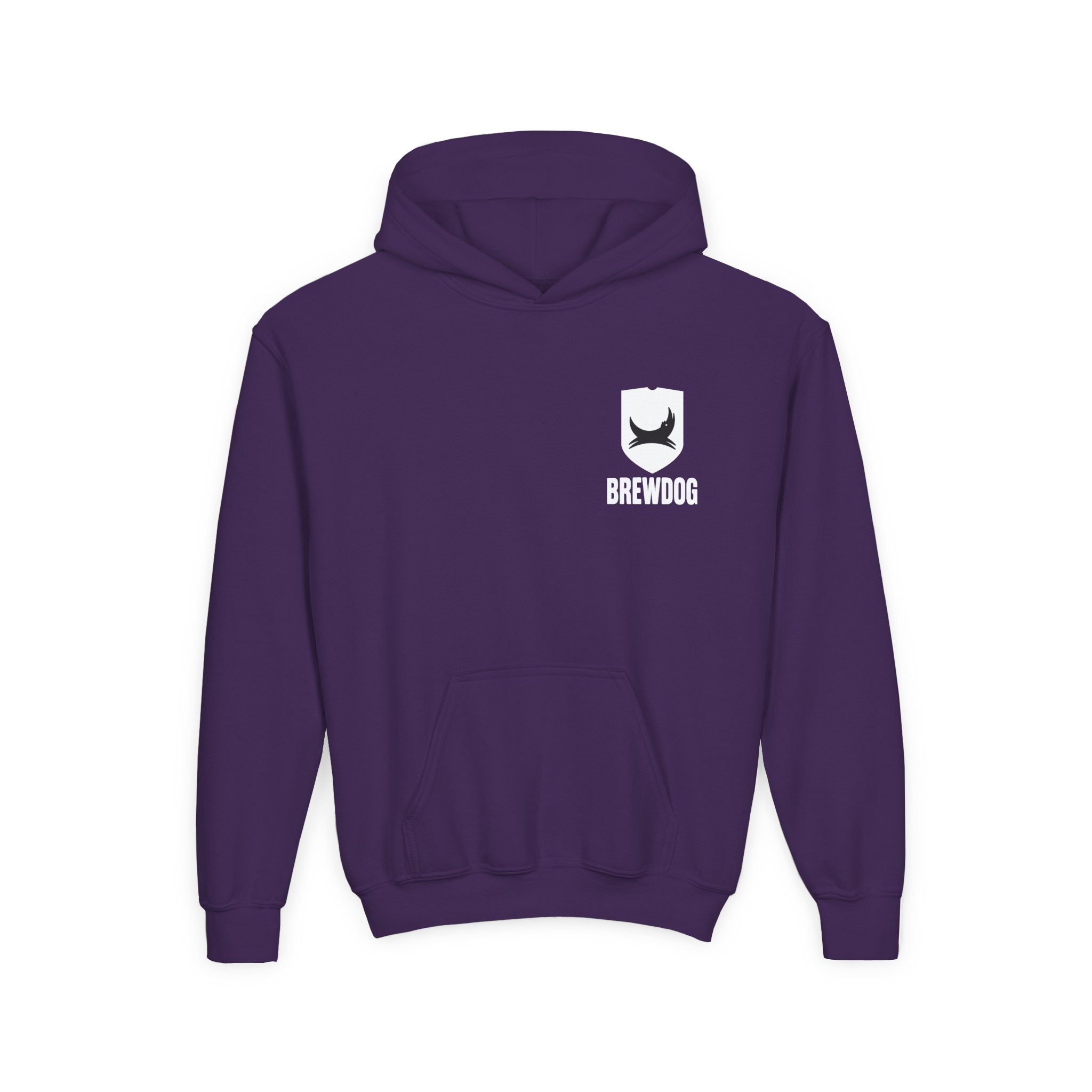 Brewdog All Day All Night Youth Heavy Blend Hooded Sweatshirt - Image 11