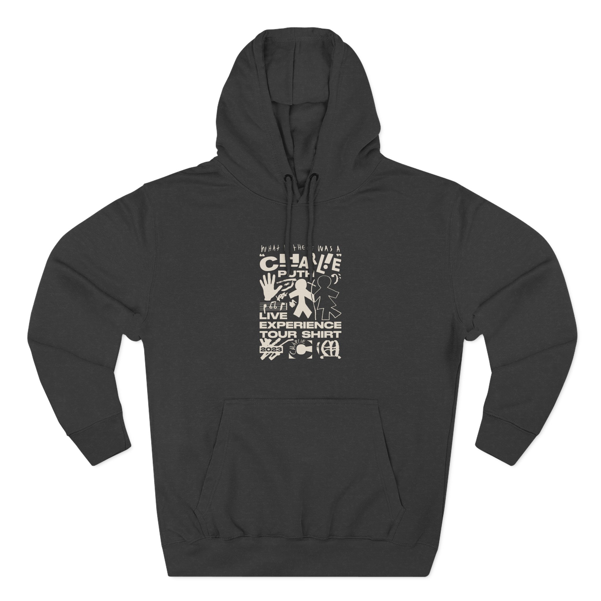 Charlie Puth What If There Was A Tour Three-Panel Fleece Hoodie - Image 3