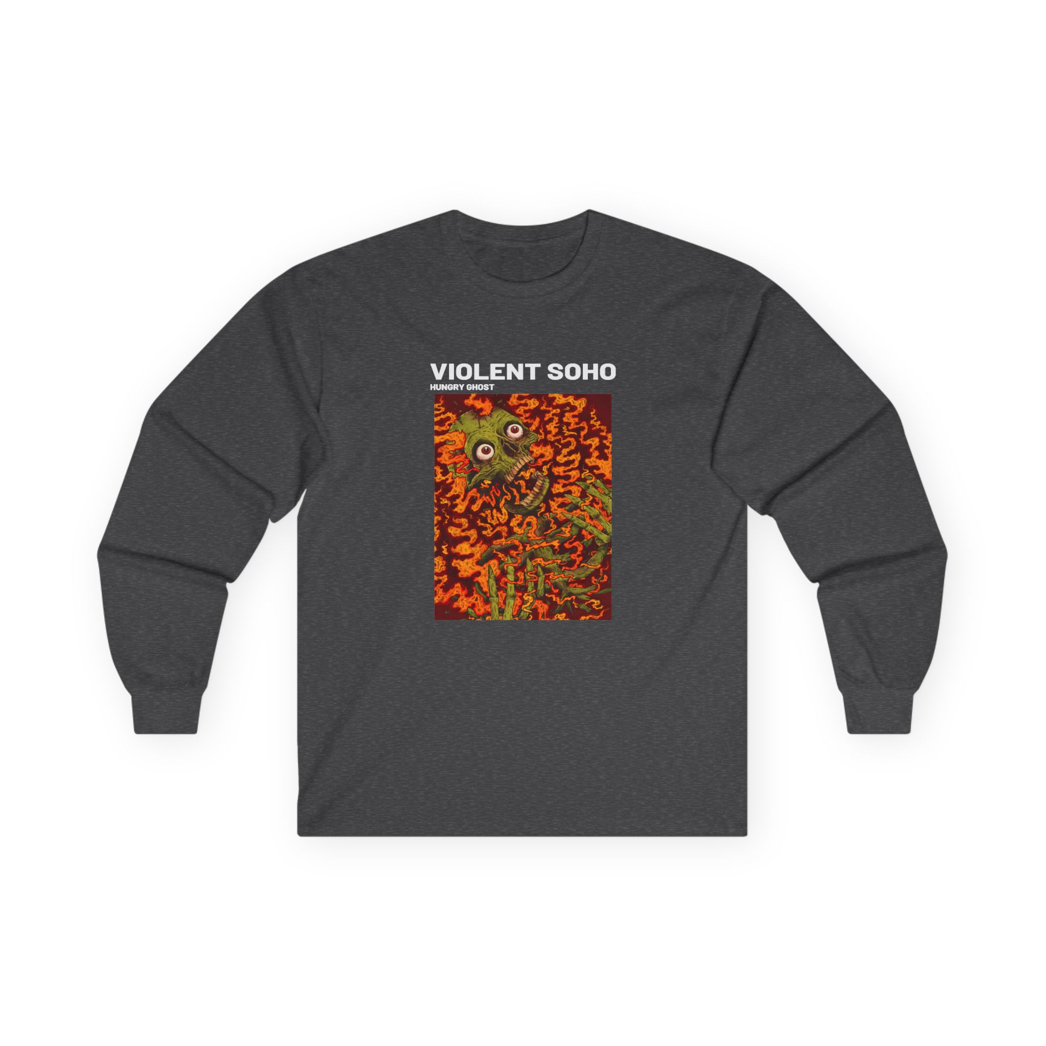 Violent Soho Hungry Ghost Unisex Ultra Cotton Long Sleeve Tee - Image 9