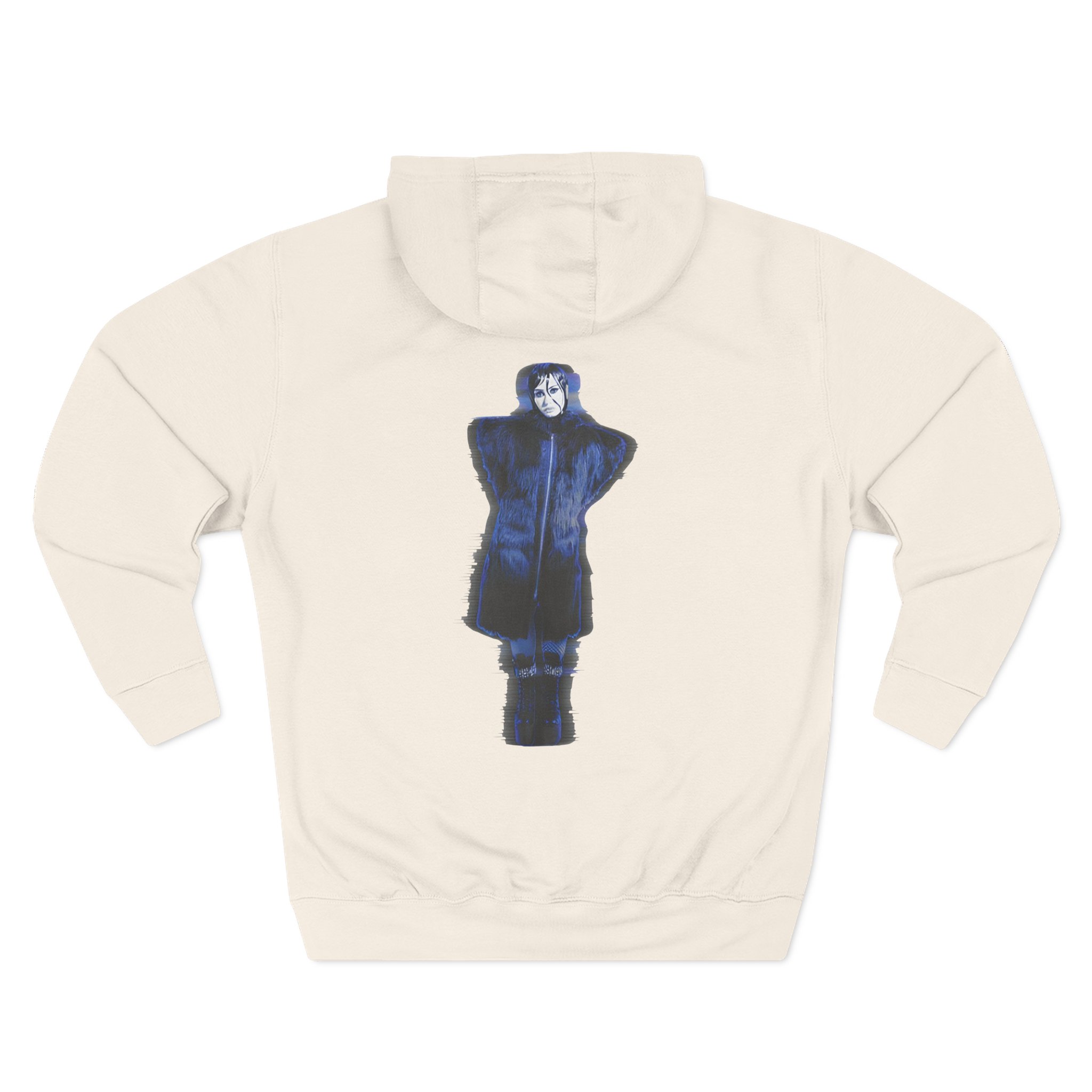 D L Revamped Three-Panel Fleece Hoodie - Image 4