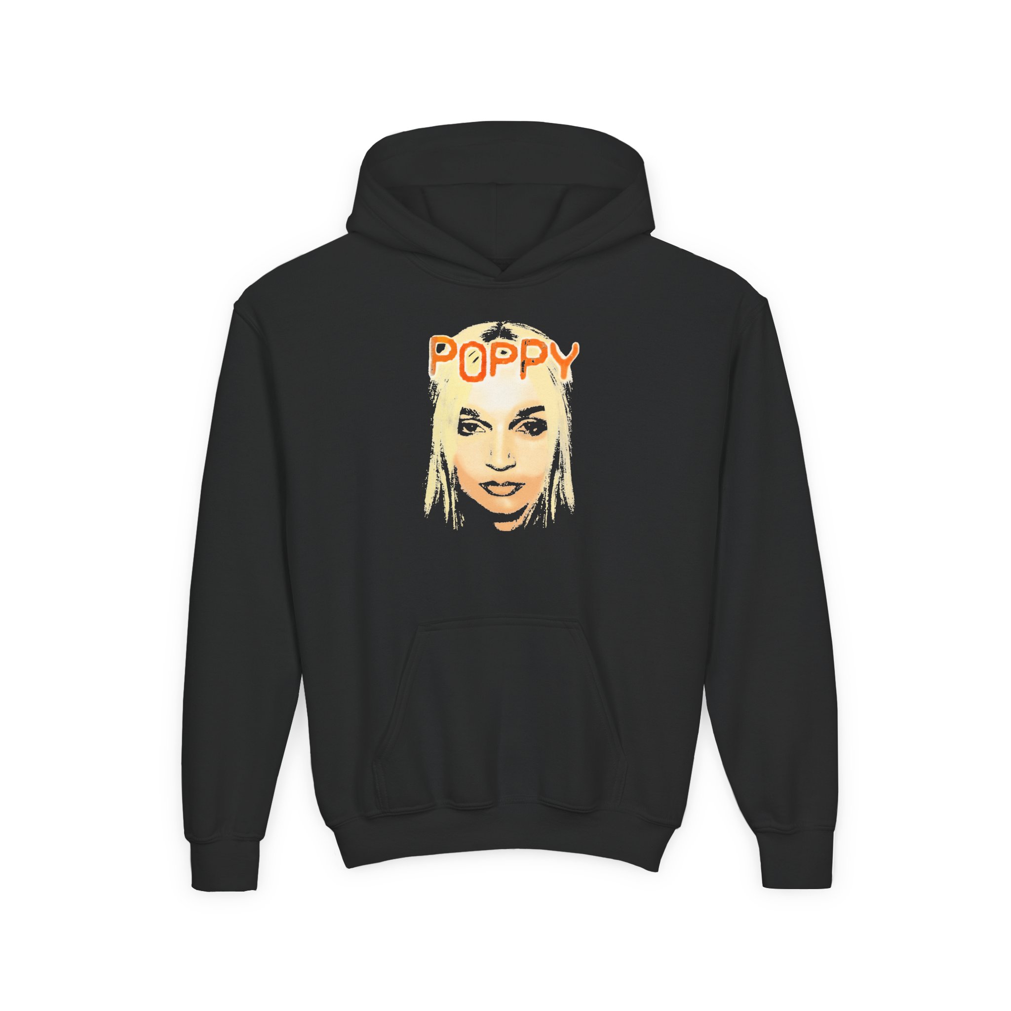 Poppy Demons Youth Heavy Blend Hooded Sweatshirt