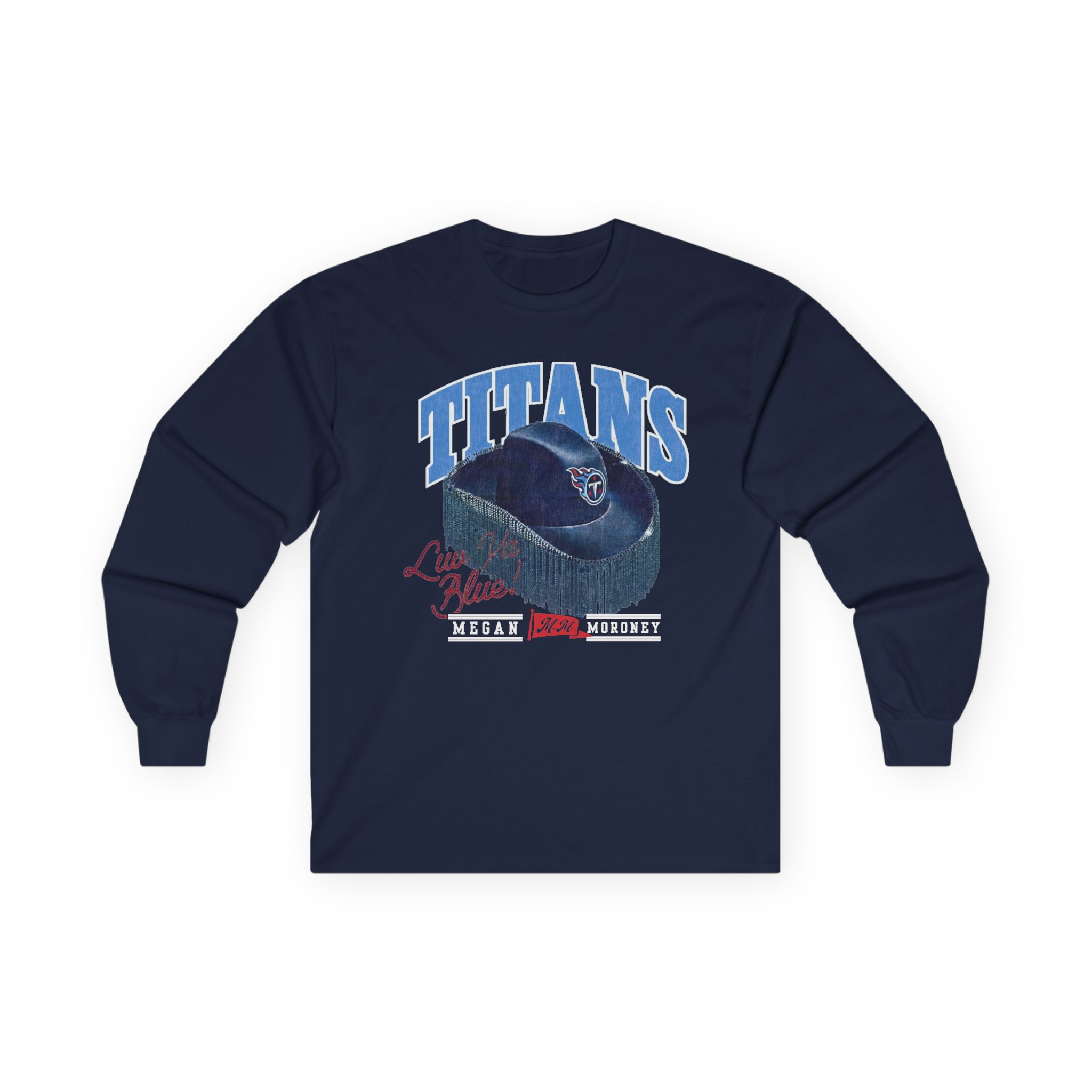 Megan Moroney Titans Cowgirl Hat Unisex Ultra Cotton Long Sleeve Tee - Image 7