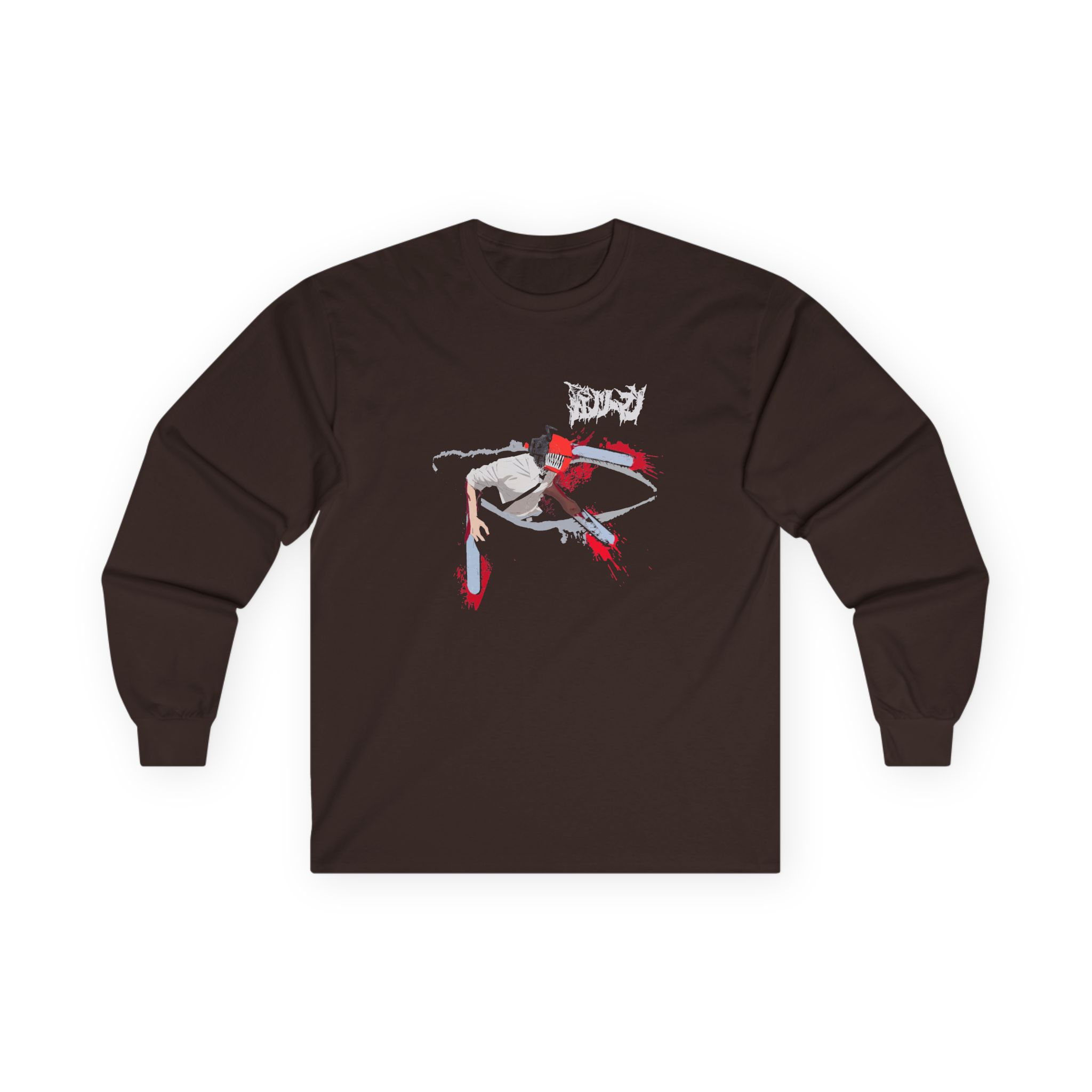 Chainsaw Man Denji Chainsaw Devil Unisex Ultra Cotton Long Sleeve Tee - Image 3
