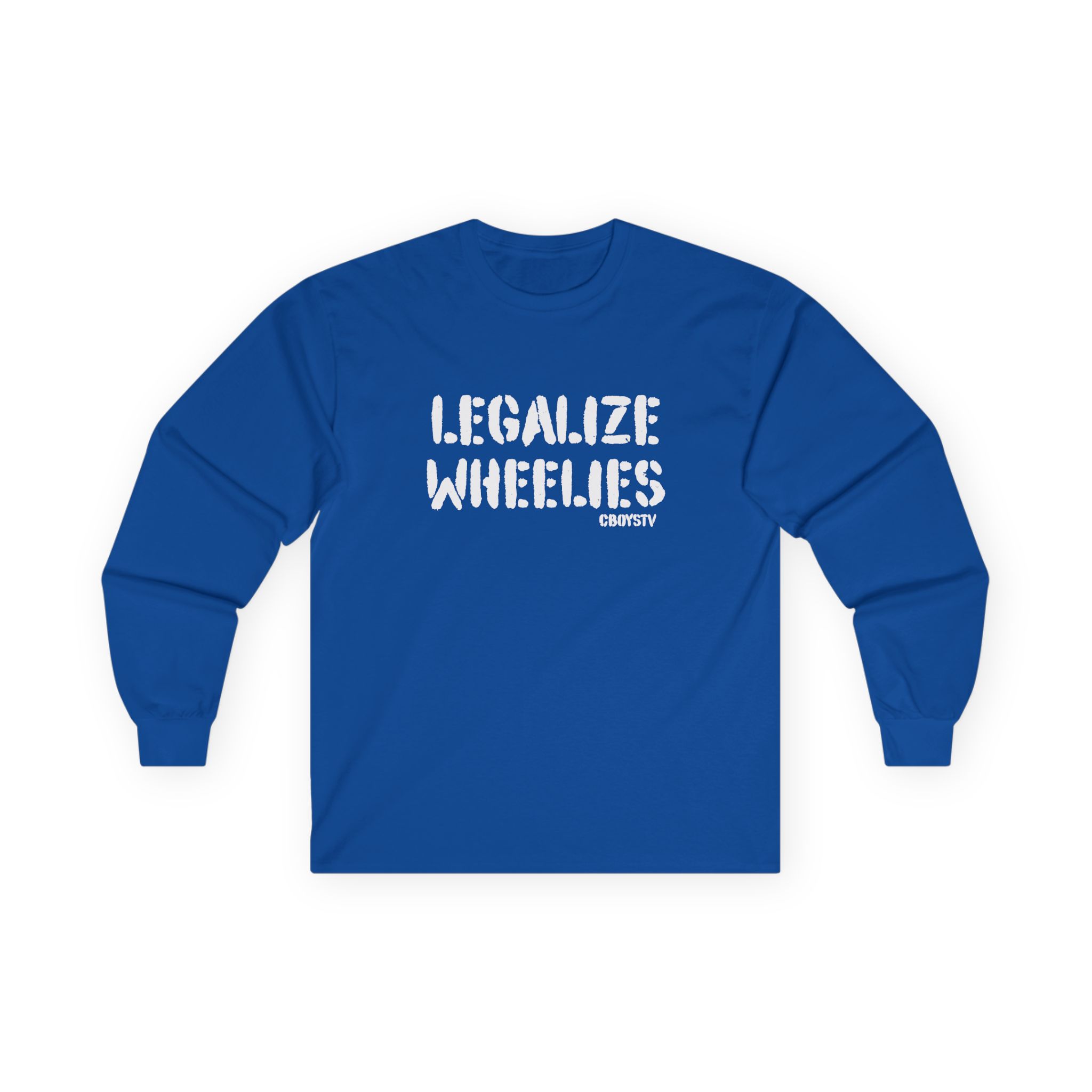 Cboystv Legalize Wheelies Unisex Ultra Cotton Long Sleeve Tee - Image 11