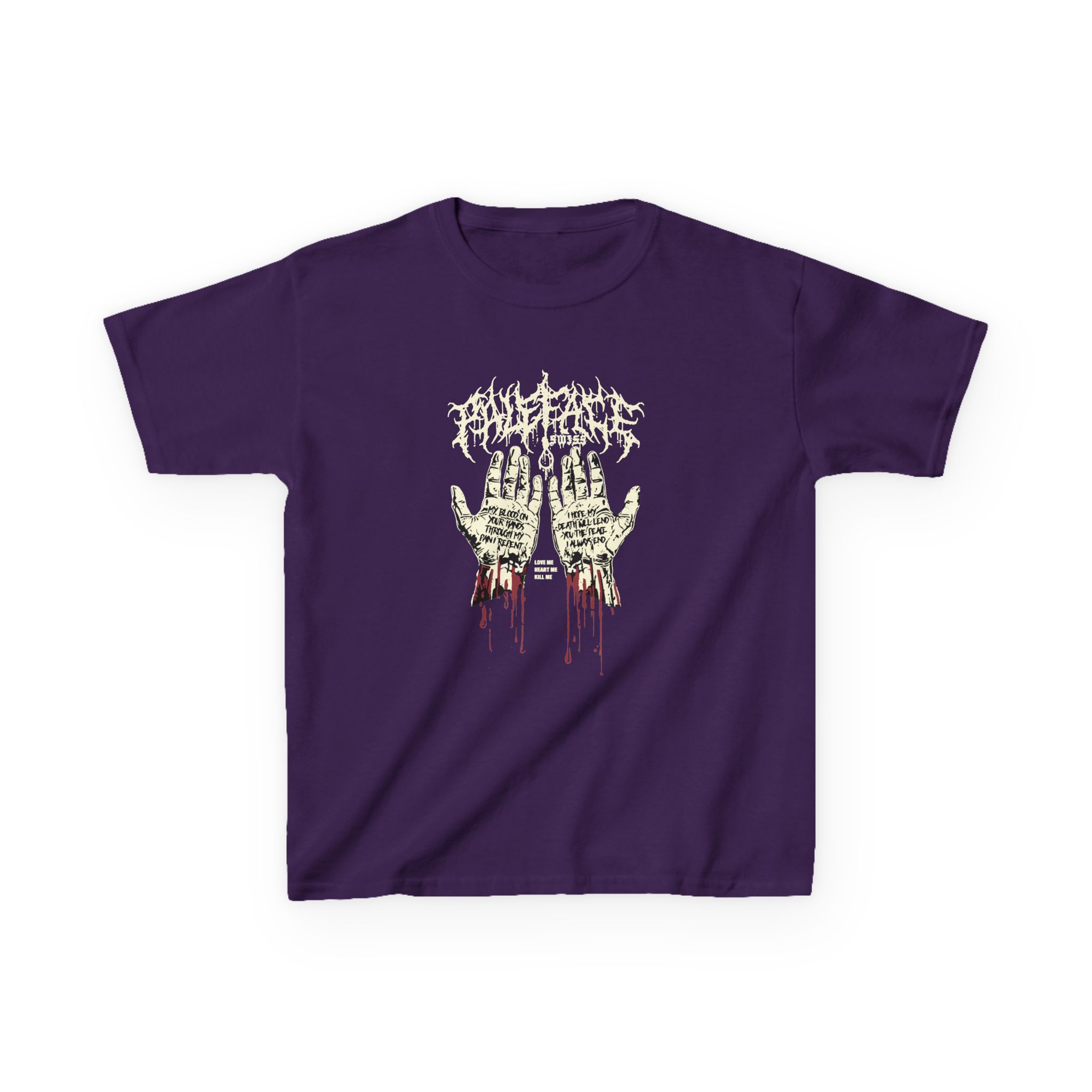 Paleface Swiss Bloody Hands Kids Heavy Cotton™ Tee - Image 5