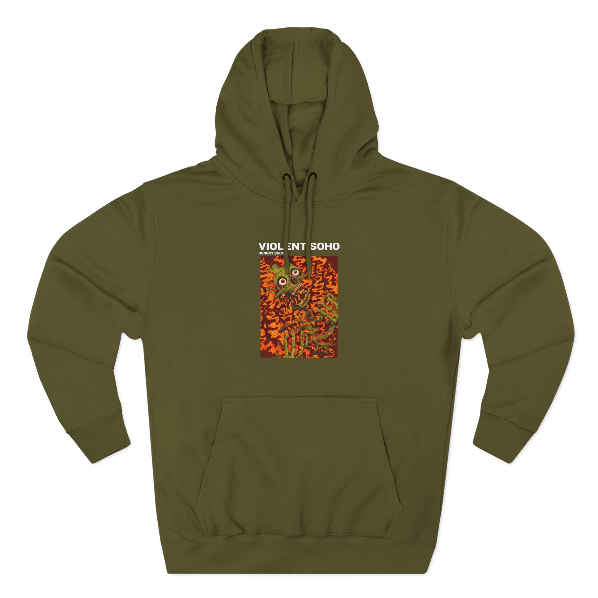 Violent Soho Hungry Ghost Three-Panel Fleece Hoodie - Image 5
