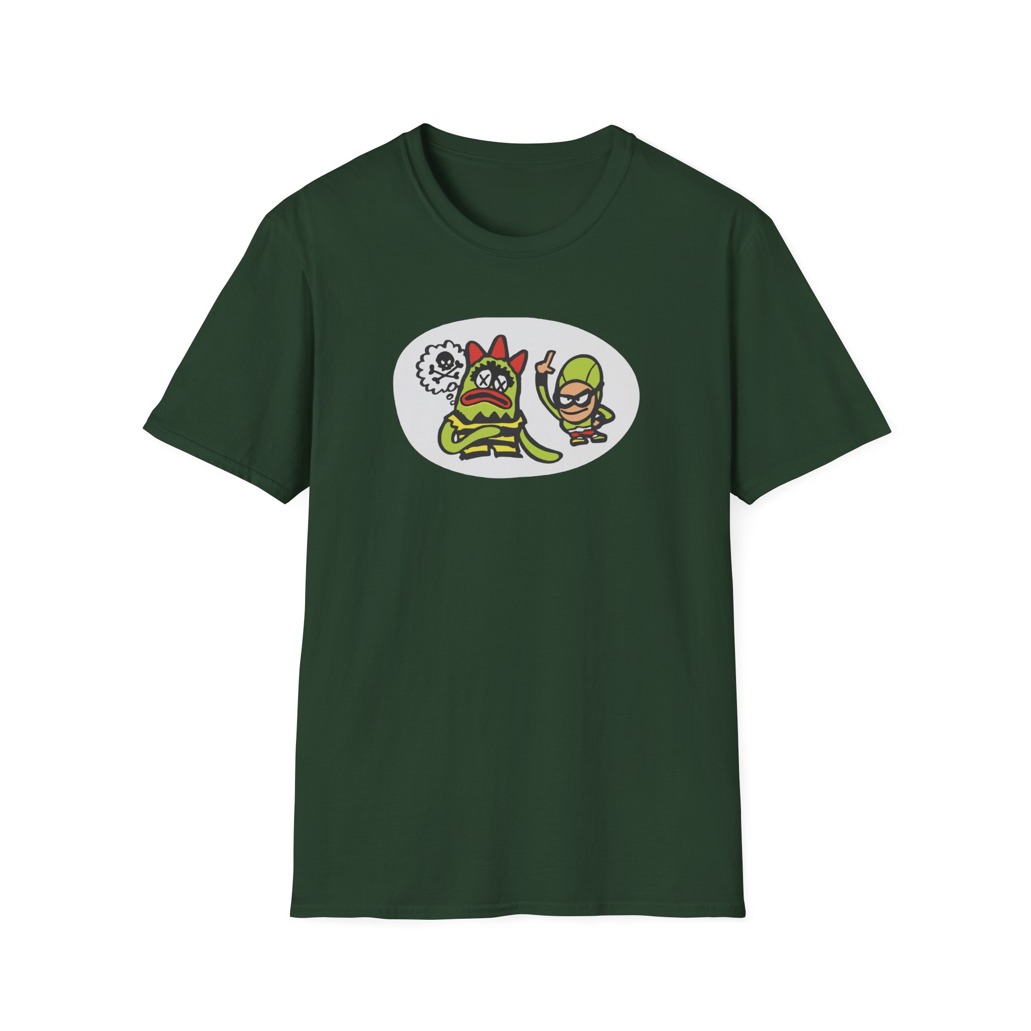 The Aquabats Bat Commander Unisex Softstyle T-Shirt - Image 11