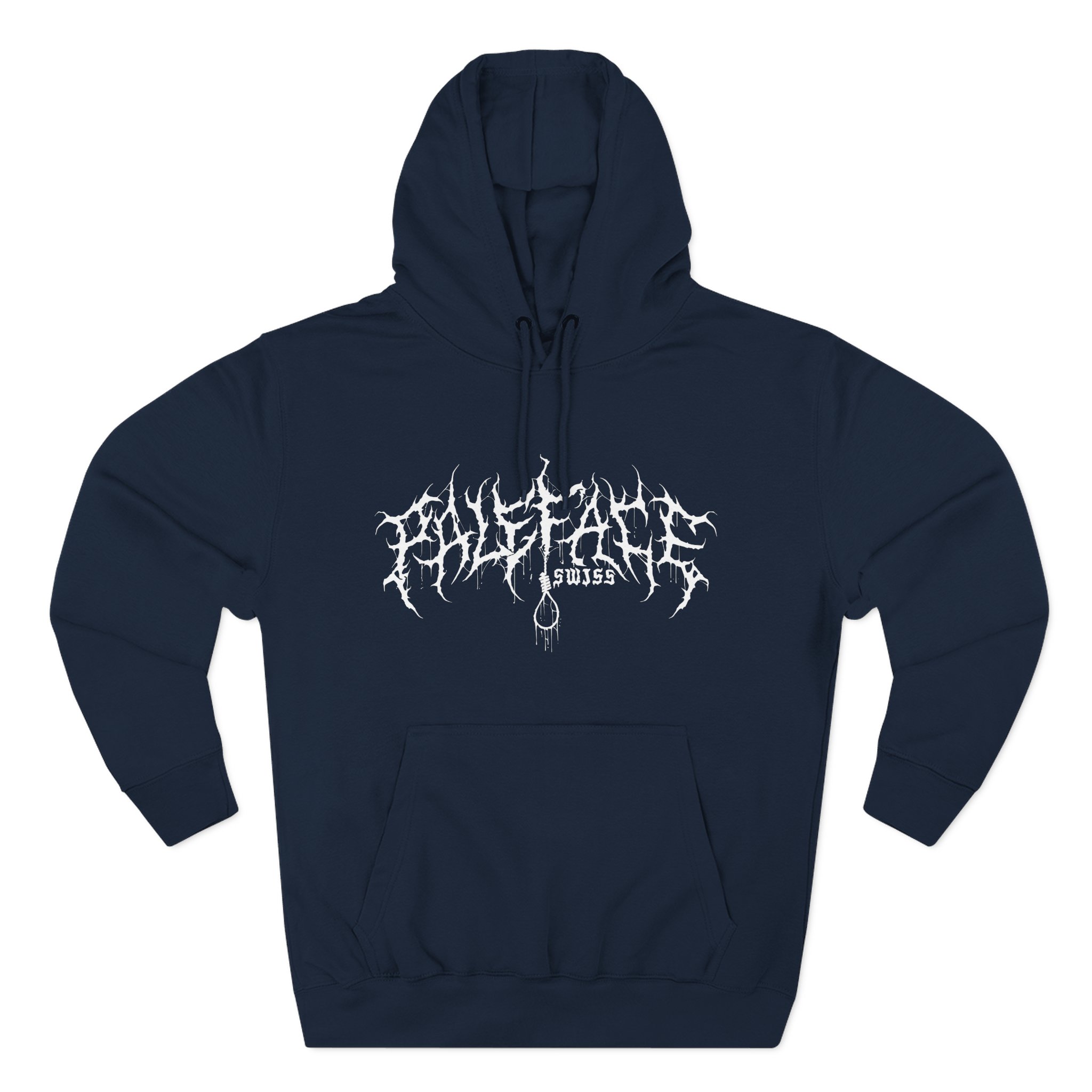Paleface Swiss Edgy Halloween Three-Panel Fleece Hoodie - Image 7