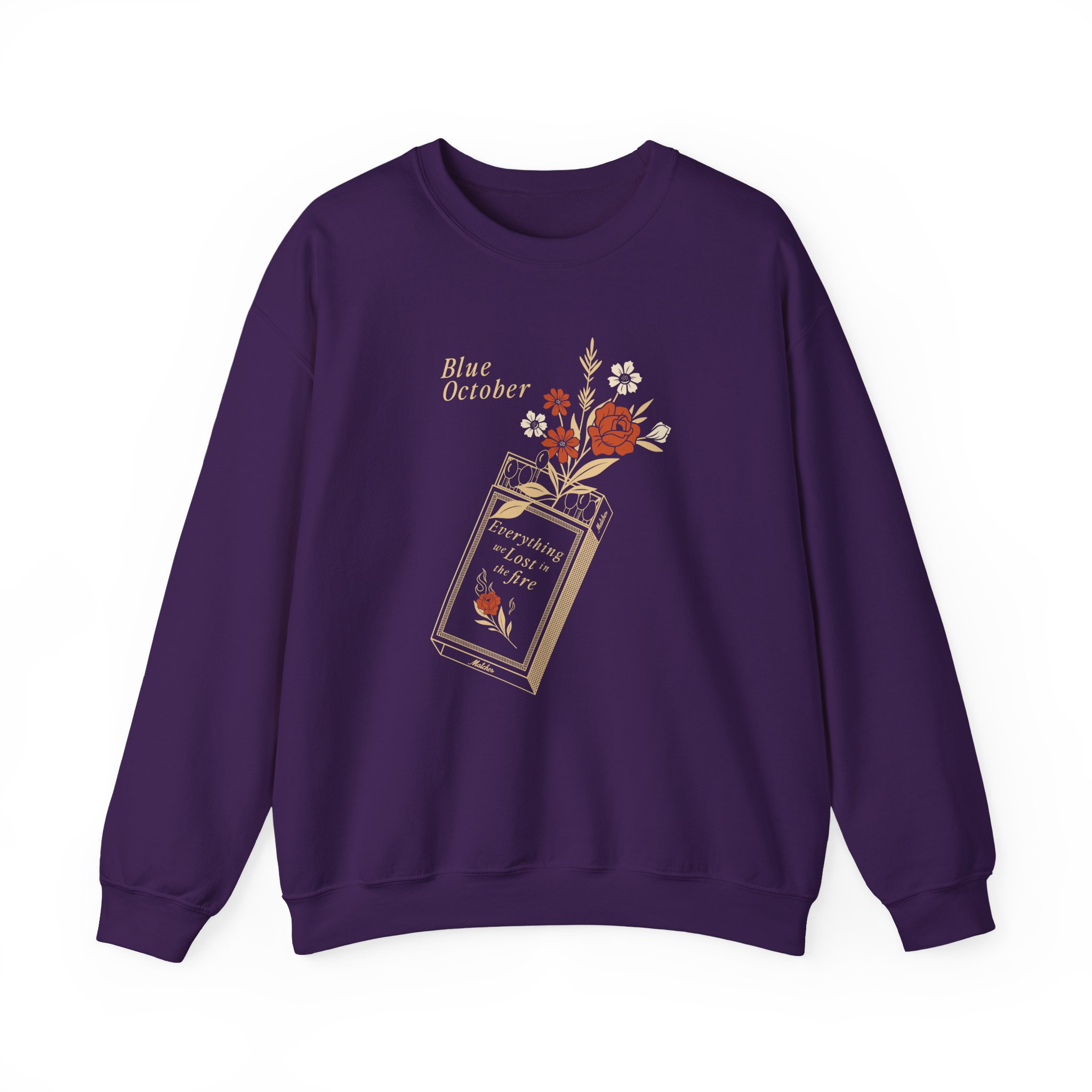 Blue October Everything We Lost in the Fire Unisex Heavy Blend™ Crewneck Sweatshirt - Image 11