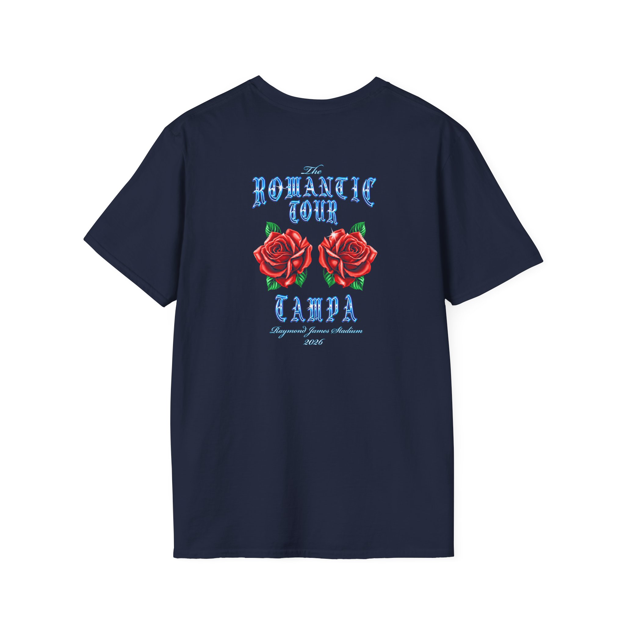 Bruno Mars Tampa the Romantic Unisex Softstyle T-Shirt - Image 14
