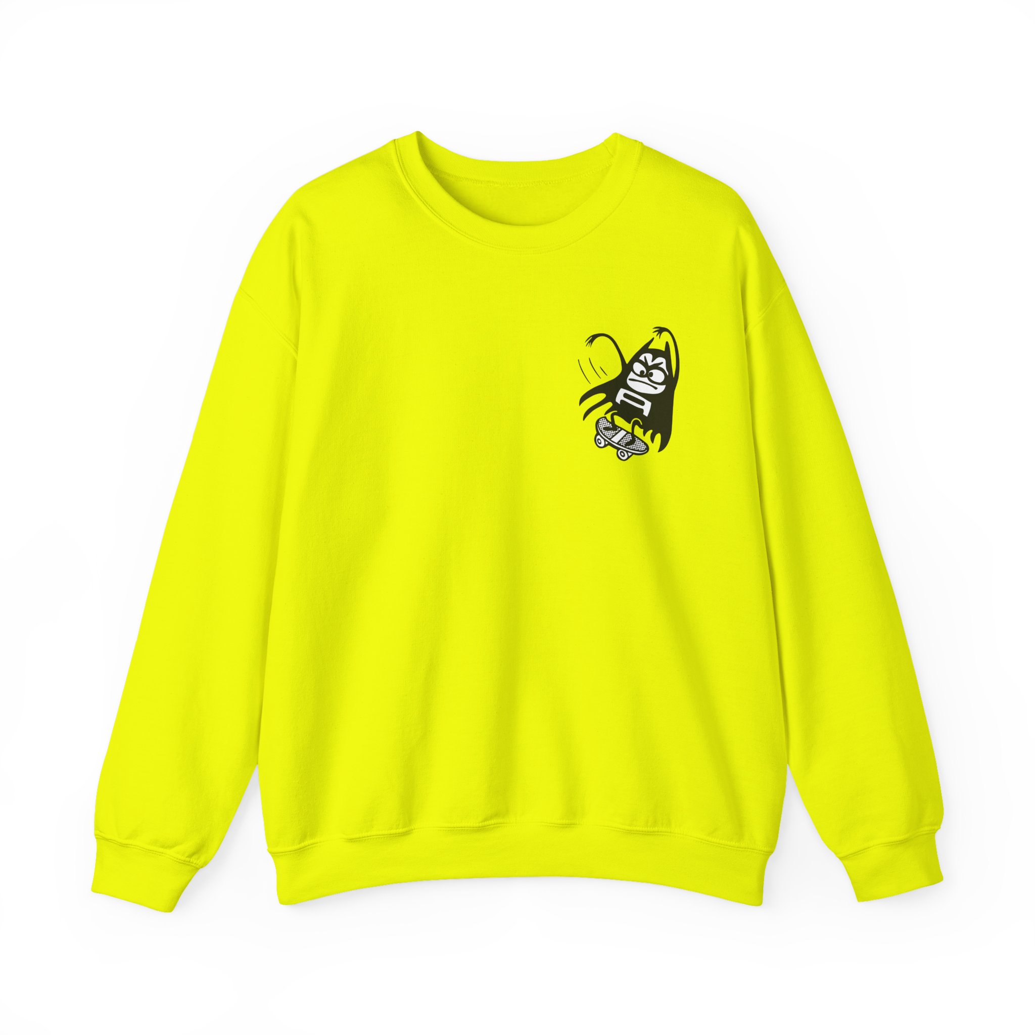 The Aquabats Lil Bat Skateboard Unisex Heavy Blend™ Crewneck Sweatshirt - Image 7