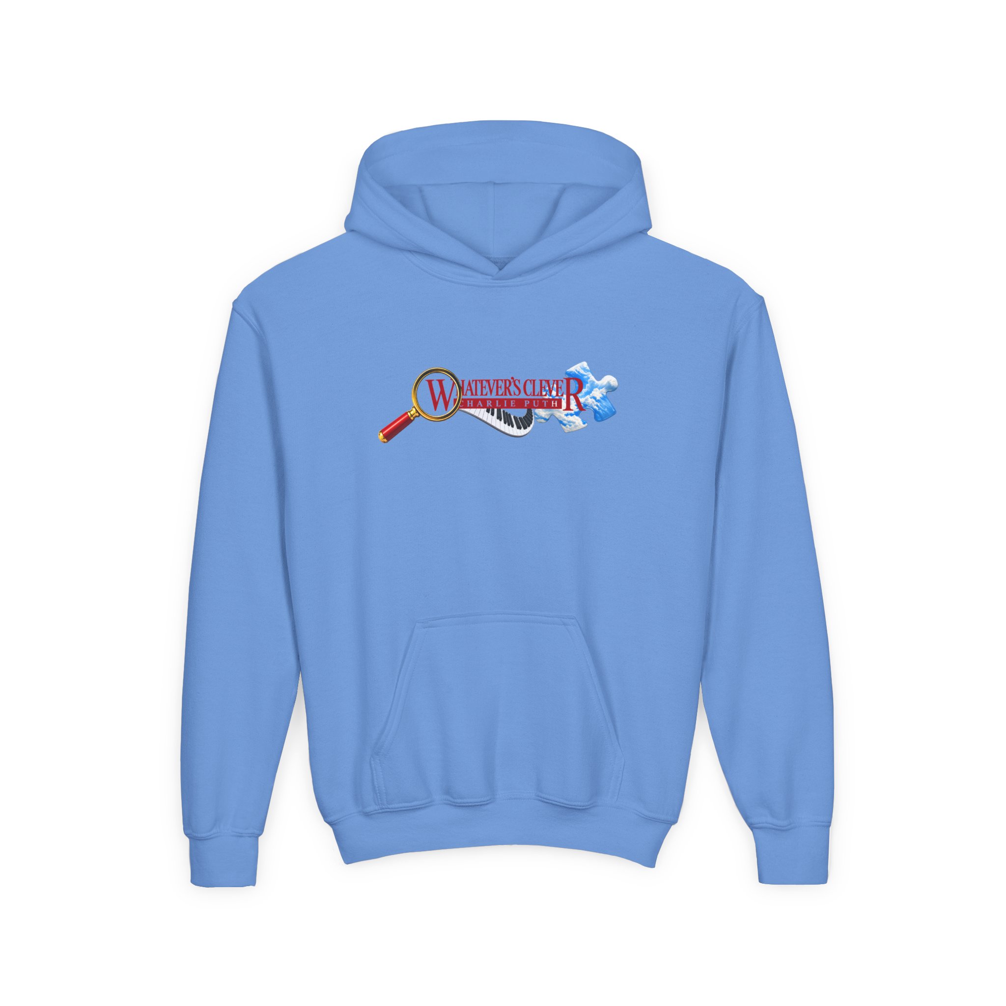 Charlie Puth Whatever's Clever! 2026 Youth Heavy Blend Hooded Sweatshirt - Image 5