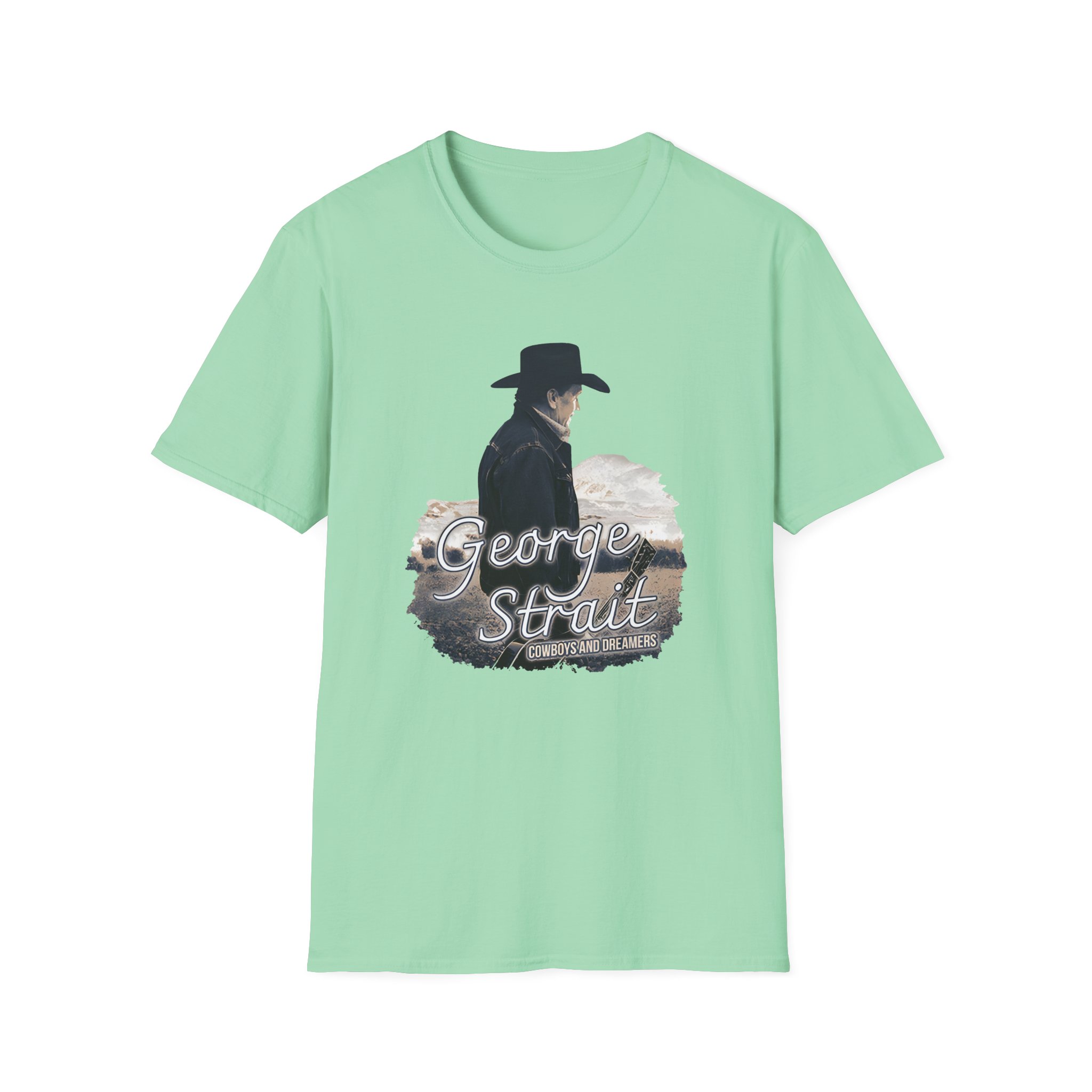 George Strait Cowboys and Dreamers Unisex Softstyle T-Shirt - Image 19