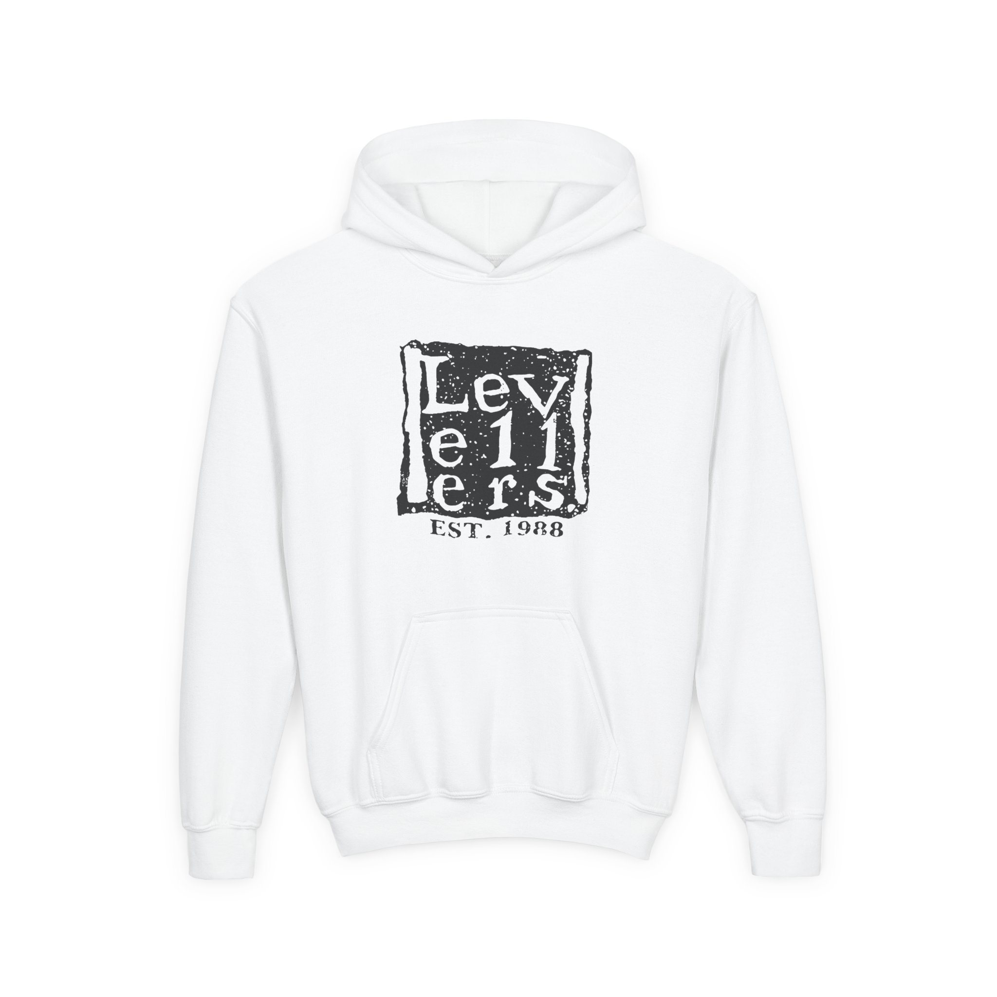 Levellers Logo Youth Heavy Blend Hooded Sweatshirt