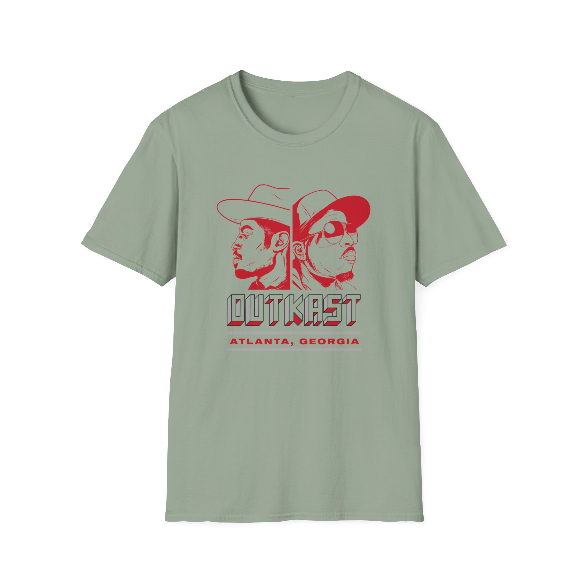 Outkast Outkast Atl Unisex Softstyle T-Shirt - Image 15