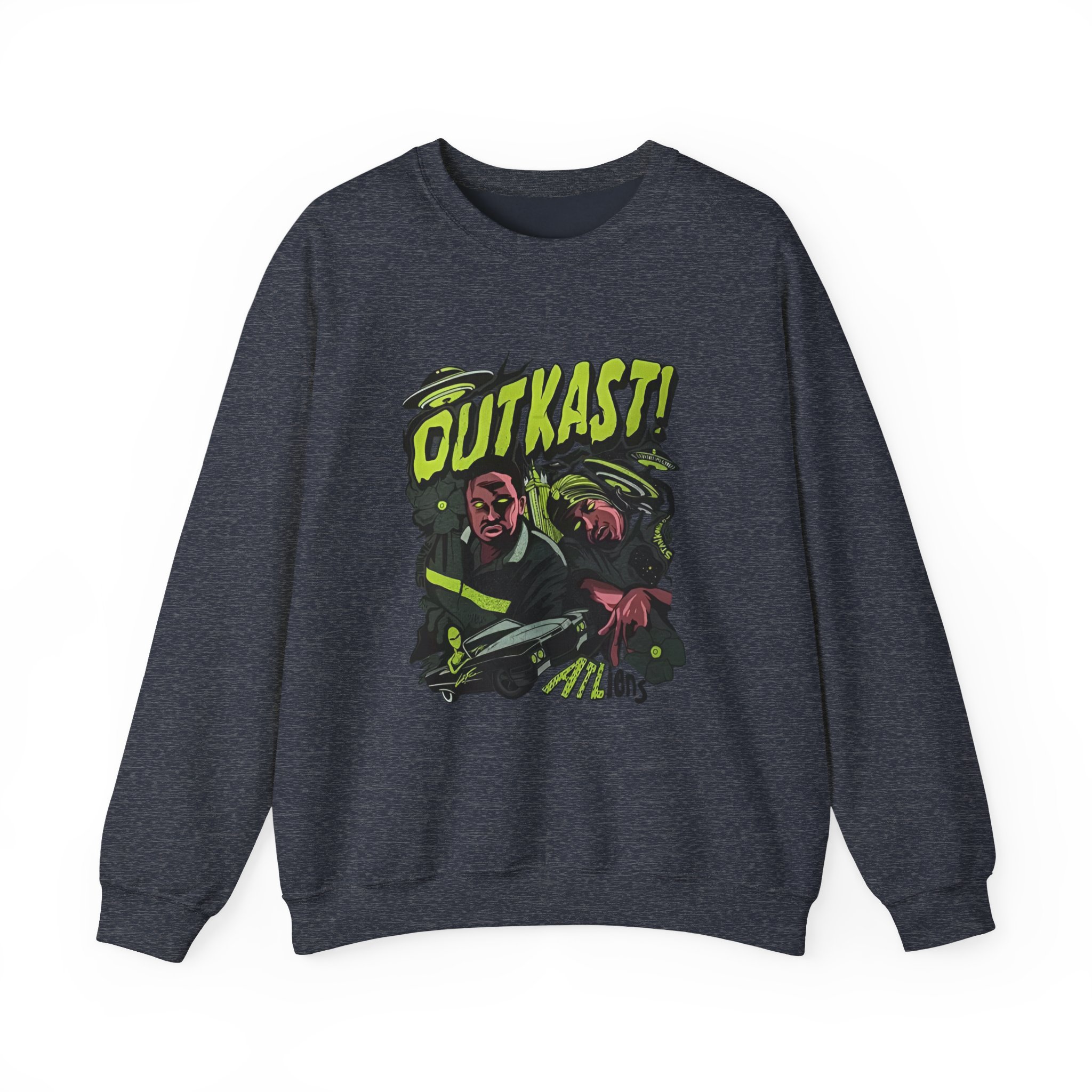Outkast ATLiens Unisex Heavy Blend™ Crewneck Sweatshirt - Image 9