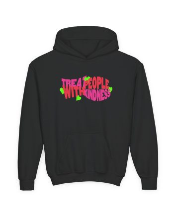 Love on Tour Treat People With Kindness Youth Heavy Blend Hooded Sweatshirt