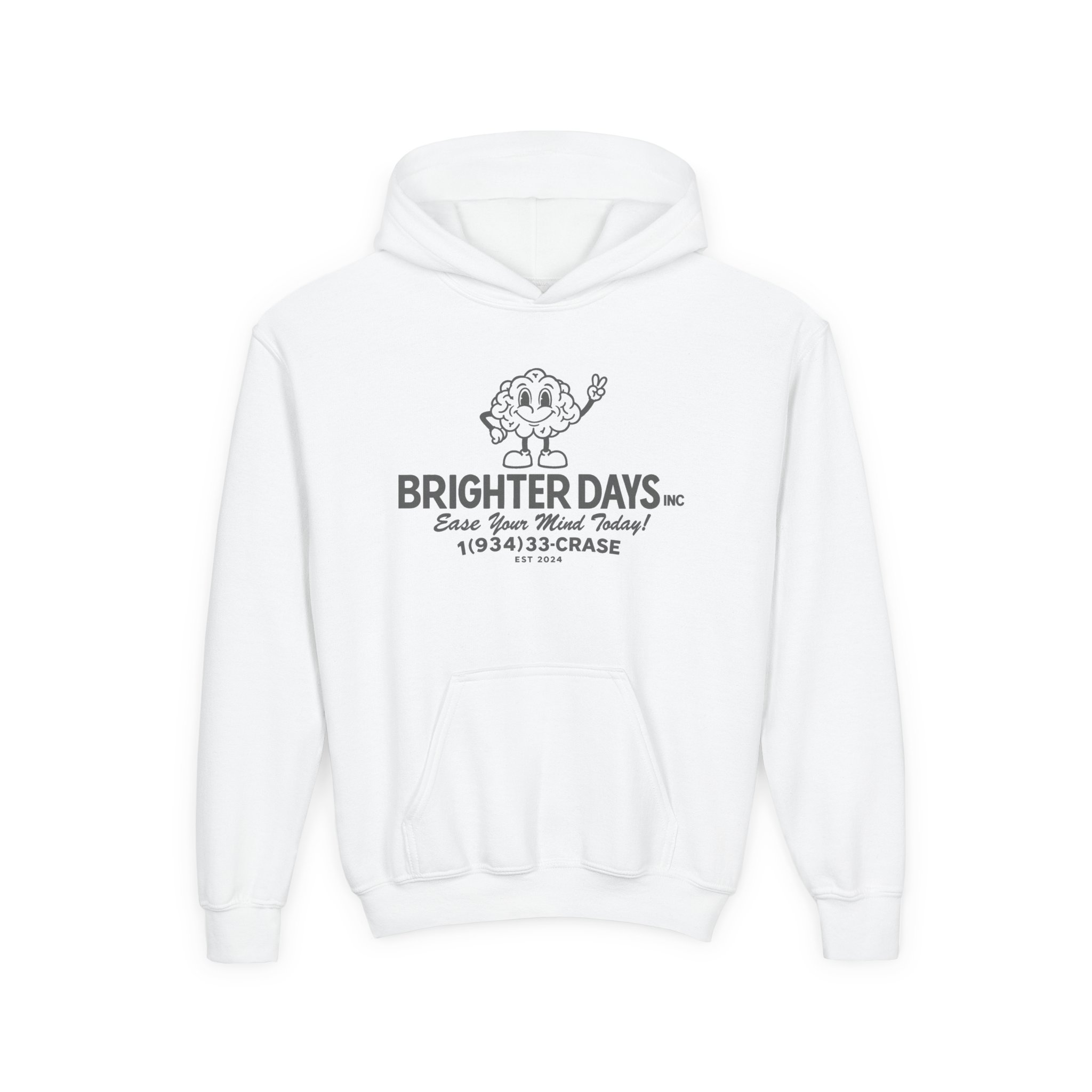 AG 934-33-ERASE Youth Heavy Blend Hooded Sweatshirt