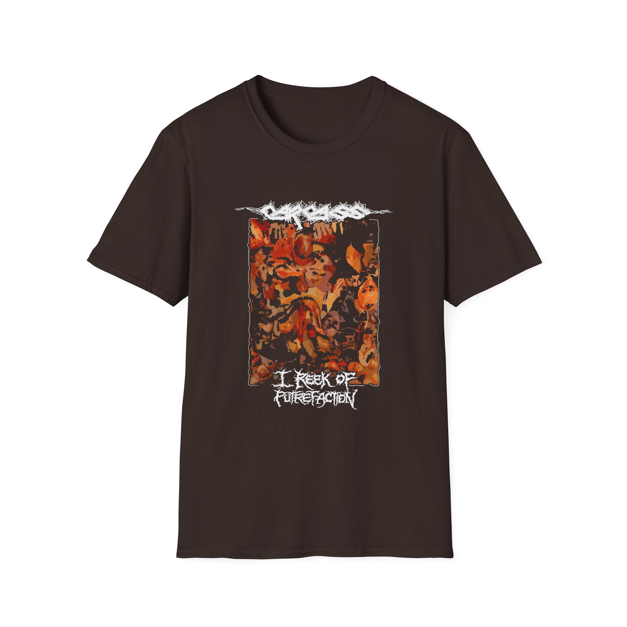Carcass Rotting Reek Unisex Softstyle T-Shirt - Image 3