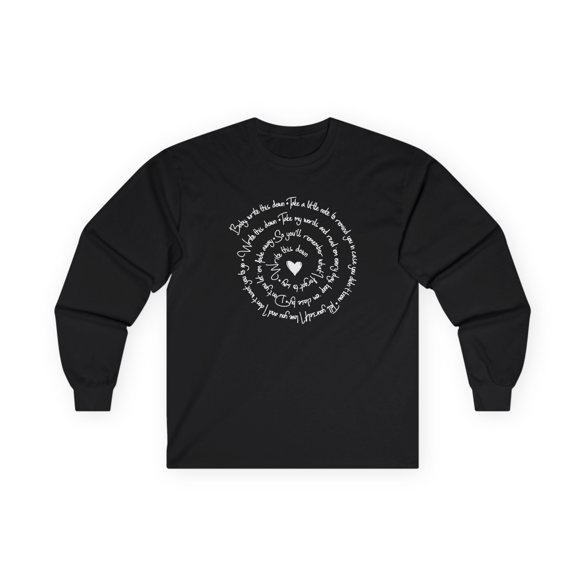 George Strait Wine Write This Down Unisex Ultra Cotton Long Sleeve Tee