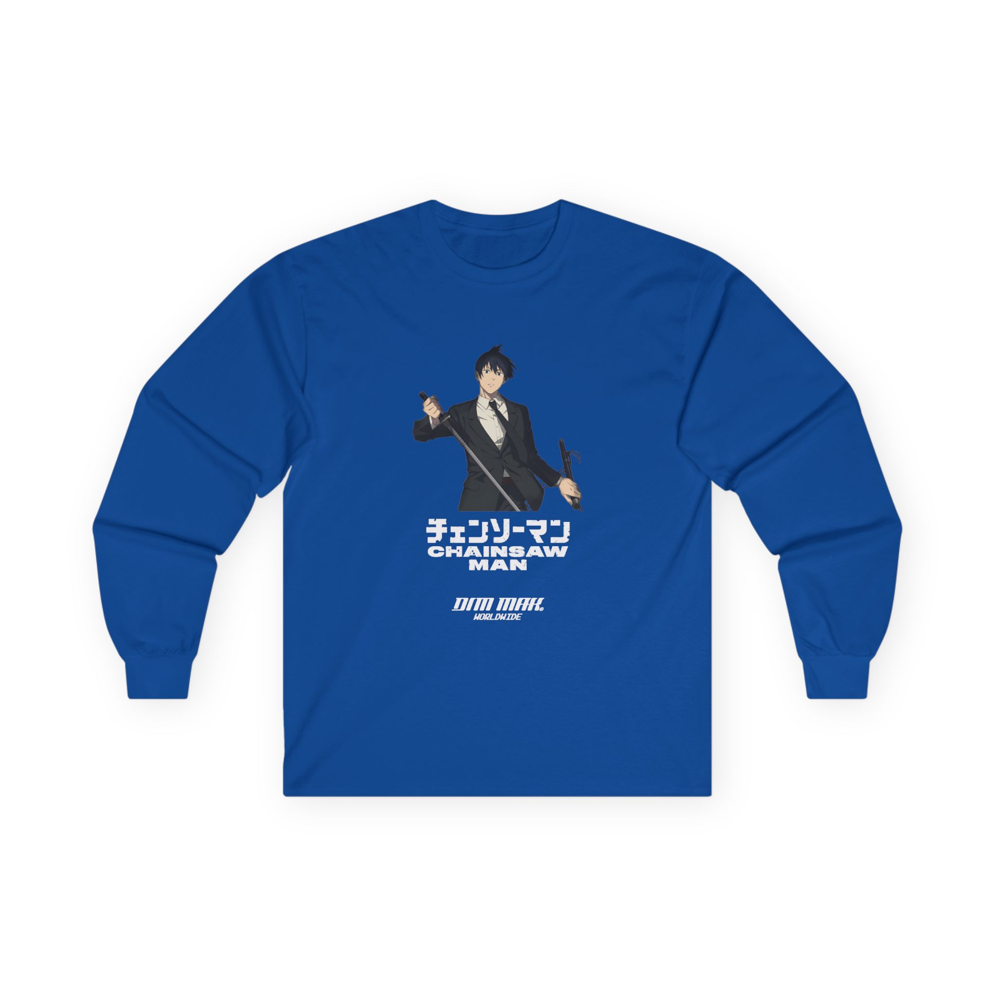 Chainsaw Man X Dim Mak Aki Unisex Ultra Cotton Long Sleeve Tee - Image 11