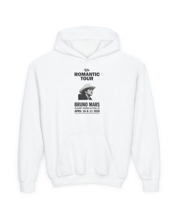 Bruno Mars Las Vegas the Romantic Youth Heavy Blend Hooded Sweatshirt