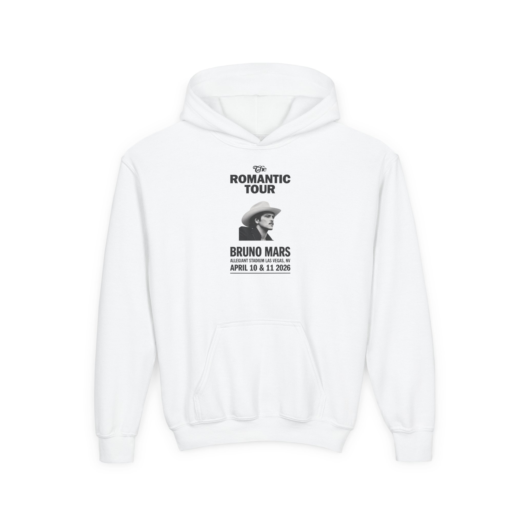 Bruno Mars Las Vegas the Romantic Youth Heavy Blend Hooded Sweatshirt